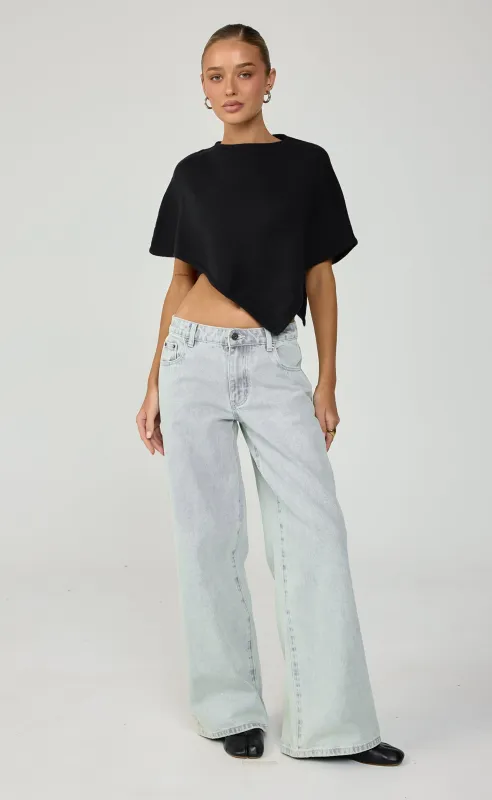 Beaux Top (Black) made by Charcoal Clothing