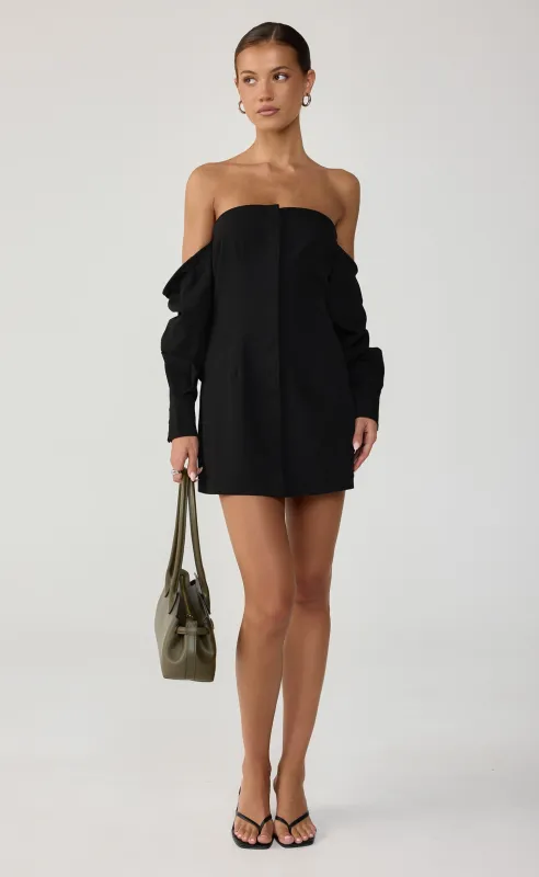 Raelynn Mini Dress (Black) made by Charcoal Clothing