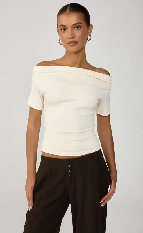 Lillia Top (Oat) made by Charcoal Clothing