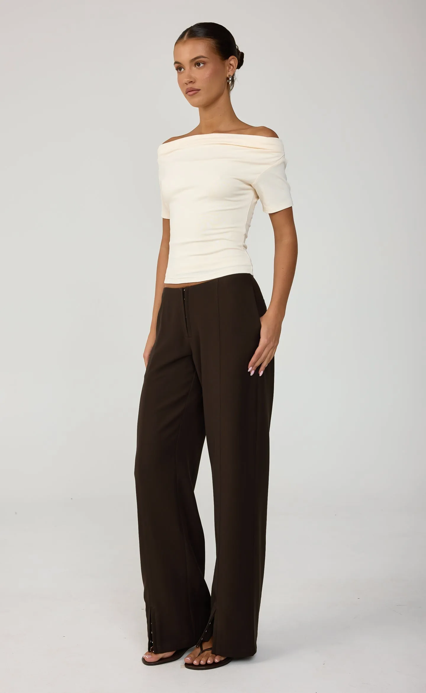 Lillia Top (Oat) sold by Charcoal Clothing product image thumbnail 5