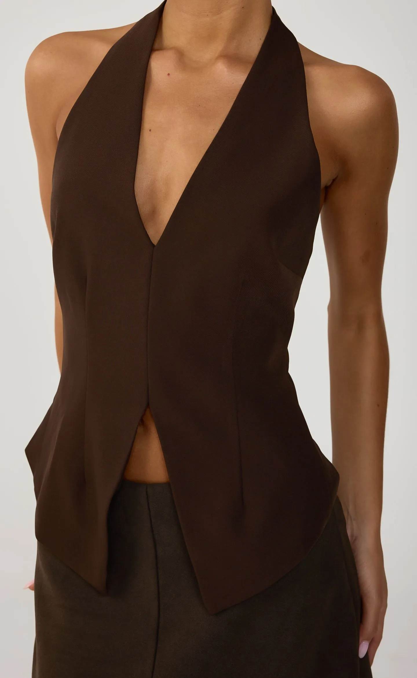 Ivora Top (Chocolate) sold by Charcoal Clothing product image thumbnail 4