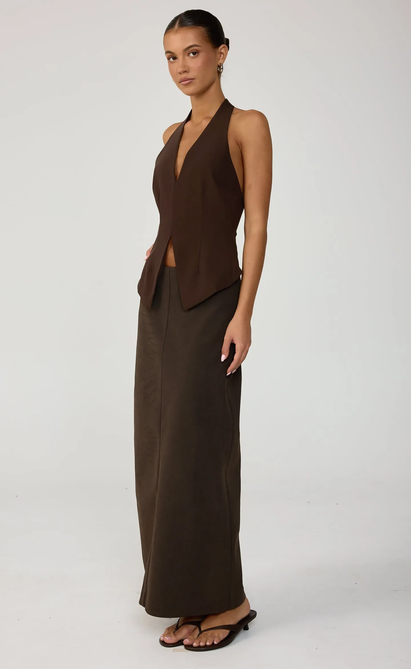 Ivora Top (Chocolate) sold by Charcoal Clothing product image thumbnail 2