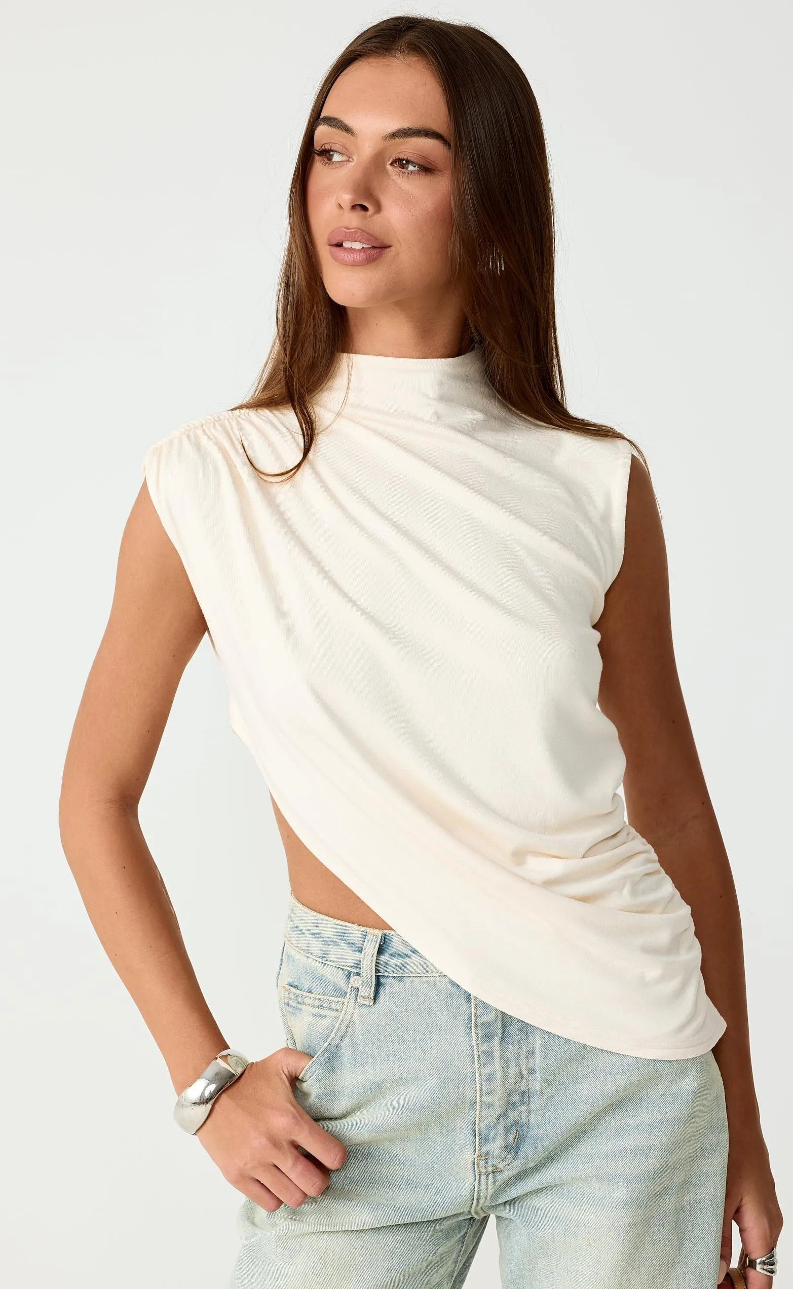 Lennox Top (Oat) sold by Charcoal Clothing product image thumbnail 5