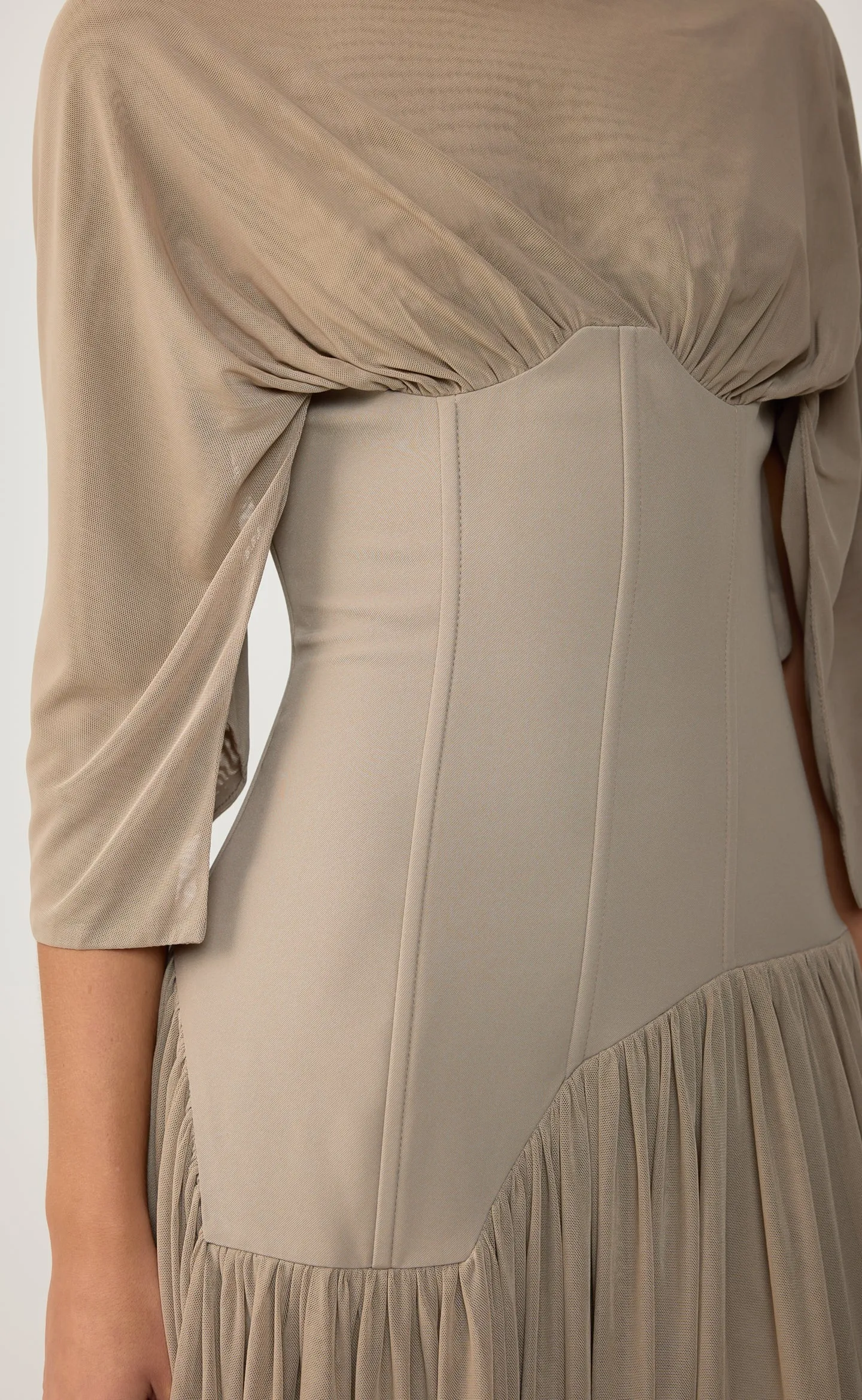 Giovanna Maxi Dress (Mushroom) sold by Charcoal Clothing product image thumbnail 2