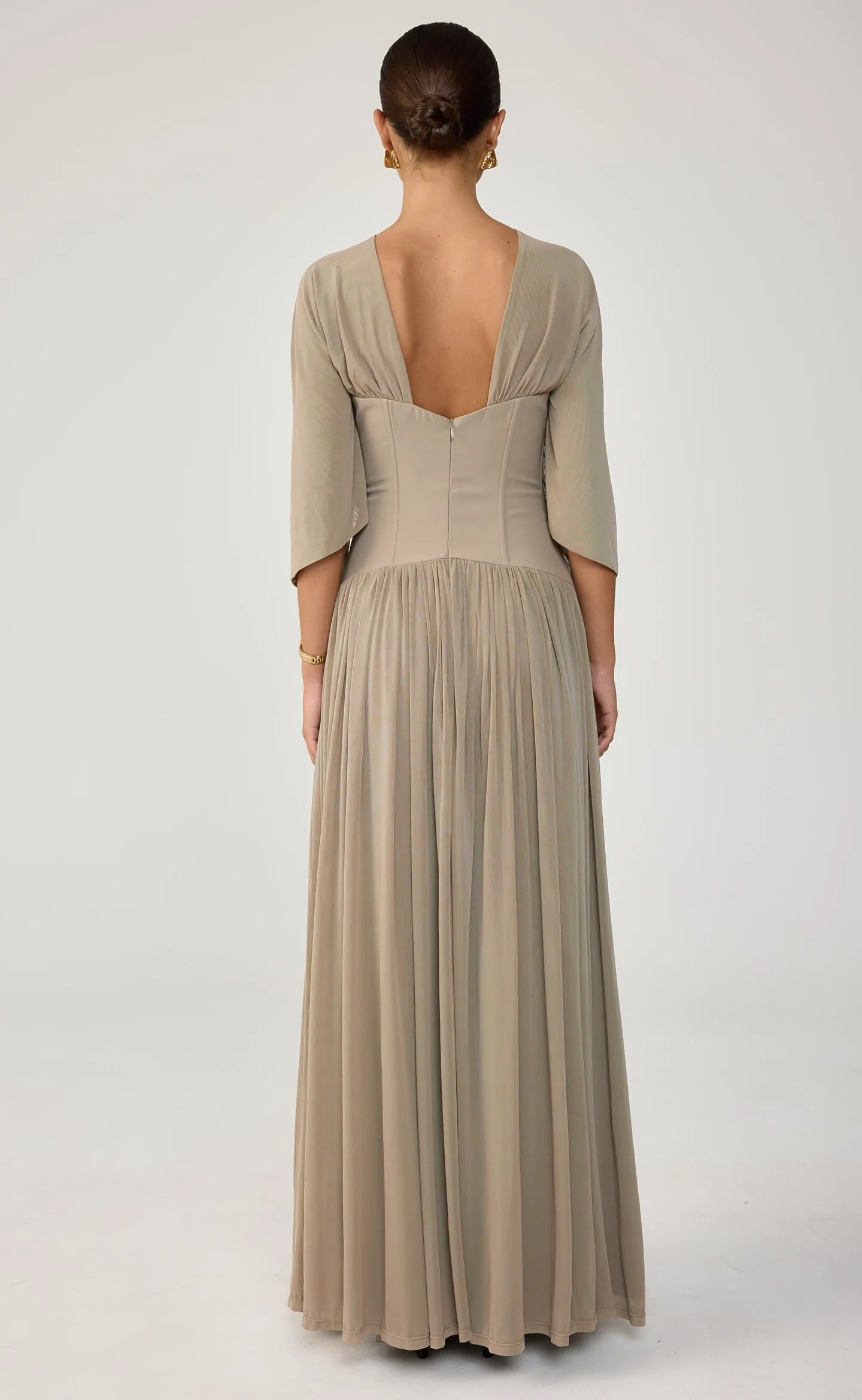 Giovanna Maxi Dress (Mushroom) sold by Charcoal Clothing product image thumbnail 3