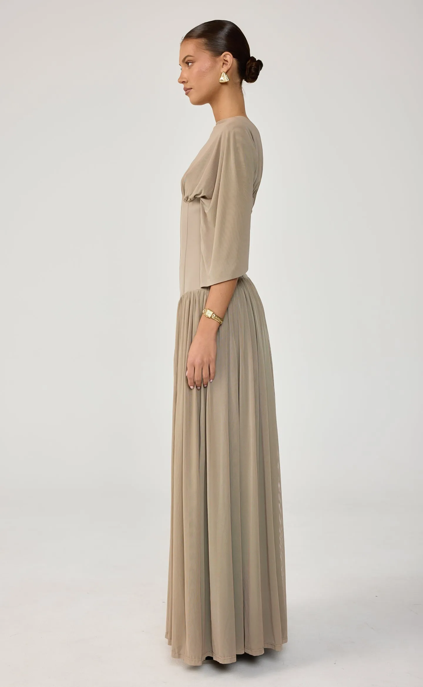 Giovanna Maxi Dress (Mushroom) sold by Charcoal Clothing product image thumbnail 4
