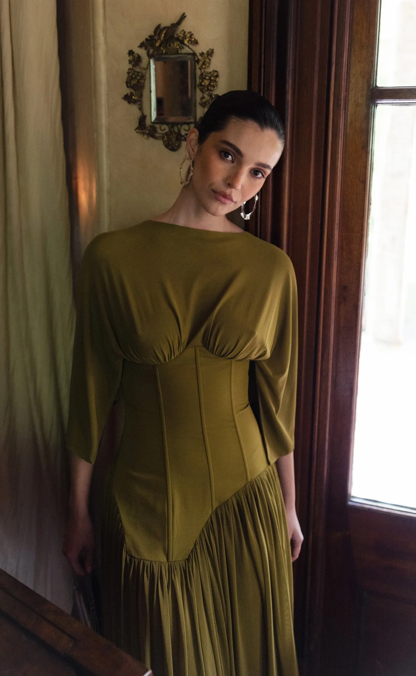 Giovanna Maxi Dress (Olive) sold by Charcoal Clothing product image thumbnail 2