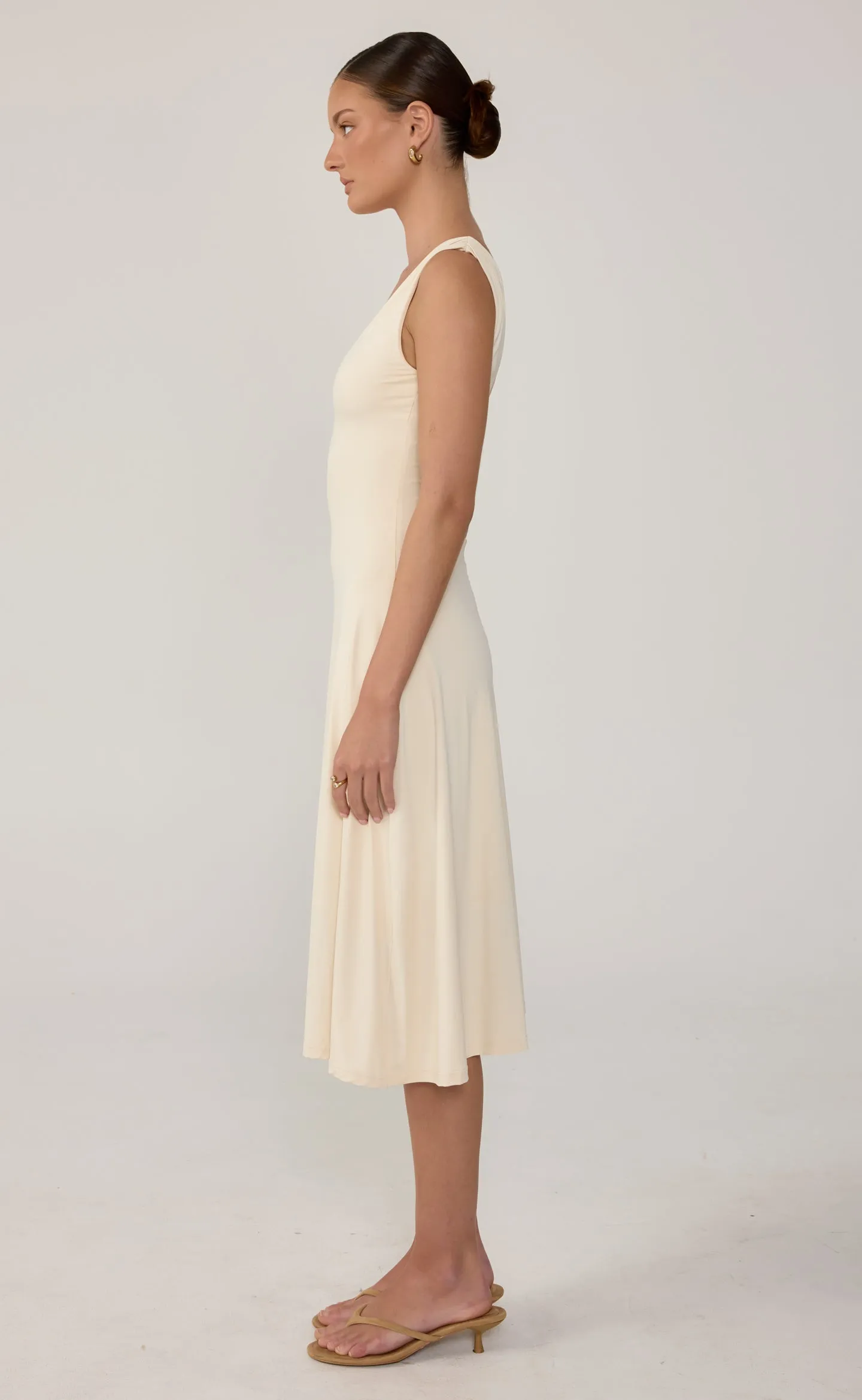 Milene Midi Dress (Oat) sold by Charcoal Clothing product image thumbnail 4