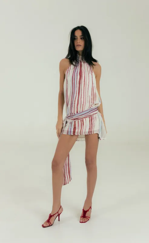 Odessa Mini Dress (Side Street) made by Charcoal Clothing