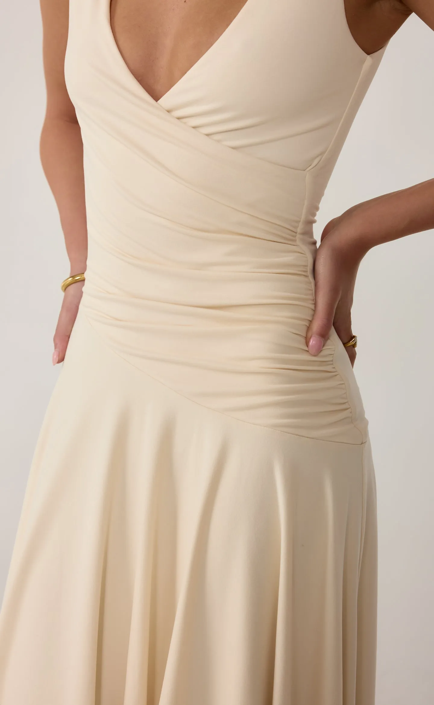 Milena Midi Dress (Oat) sold by Charcoal Clothing product image thumbnail 2
