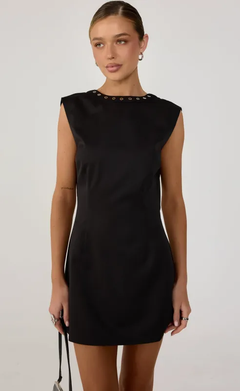 Cherrie Mini Dress (Black) made by Charcoal Clothing