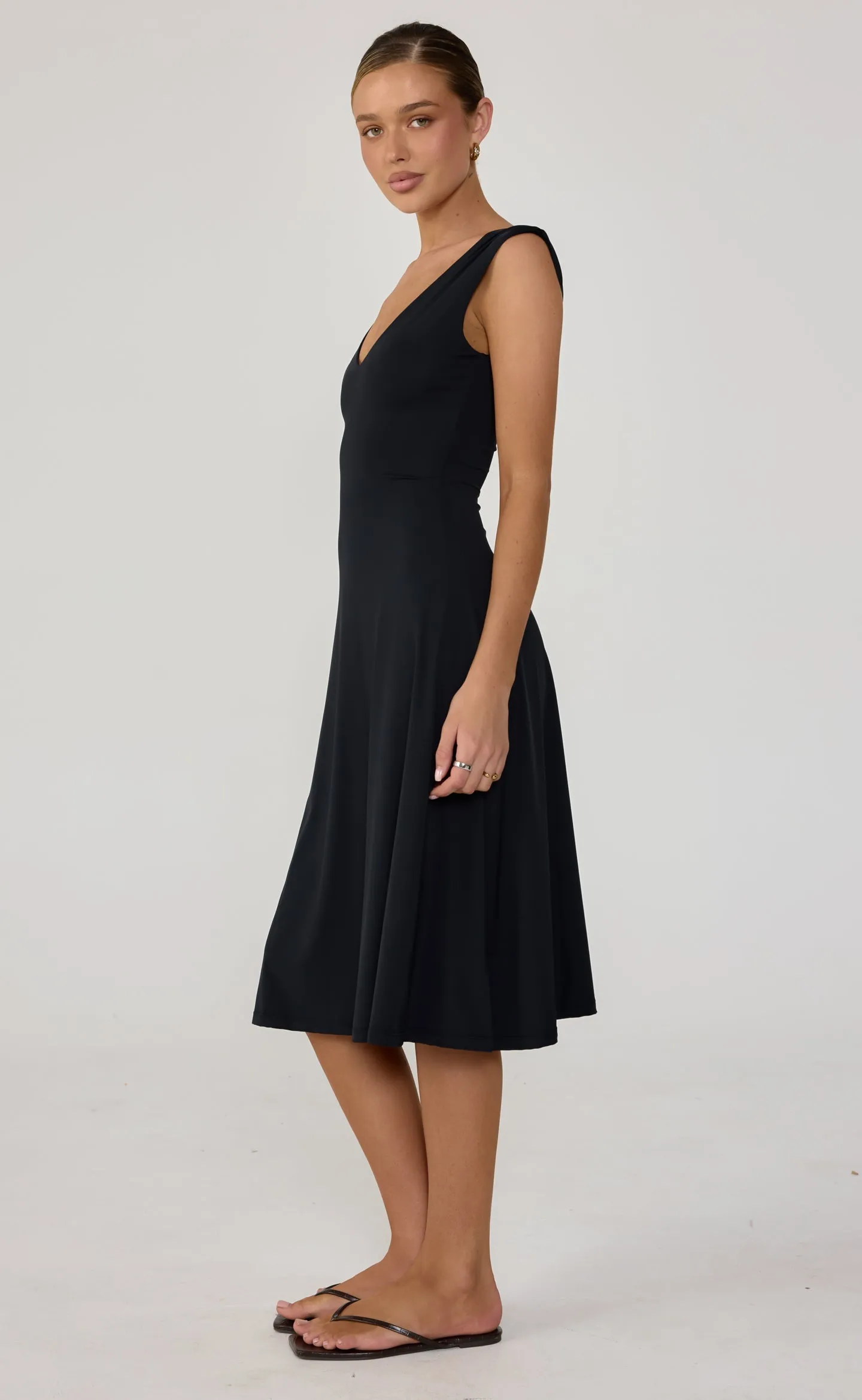 Milene Midi Dress (Black) sold by Charcoal Clothing product image thumbnail 4