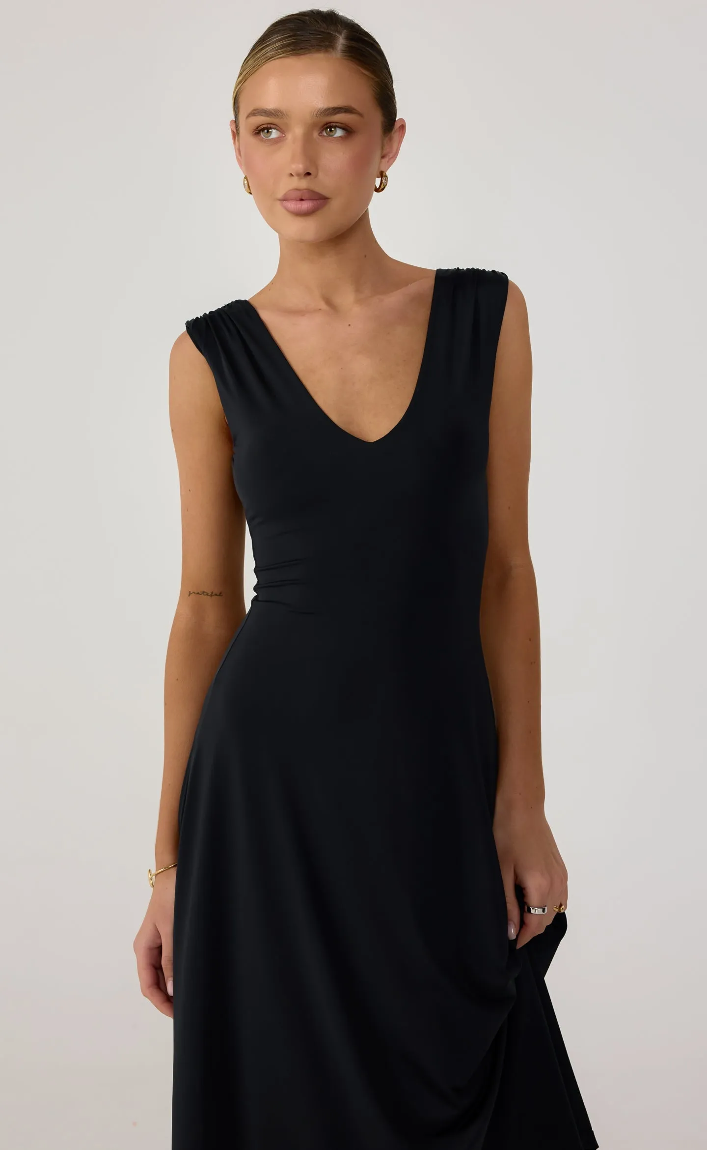 Milene Midi Dress (Black) sold by Charcoal Clothing product image thumbnail 2