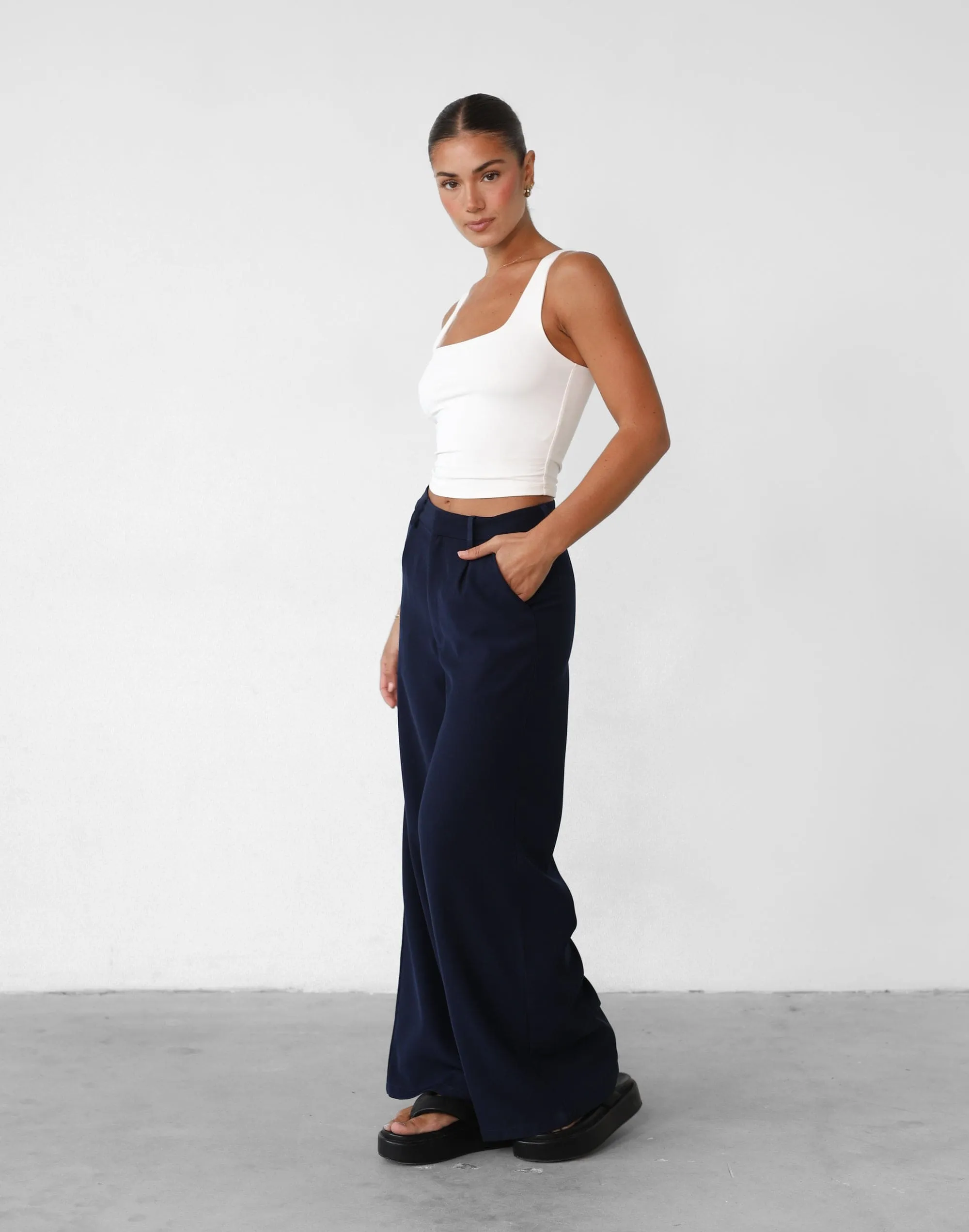 Harper Pants (Navy) sold by Charcoal Clothing product image thumbnail 3