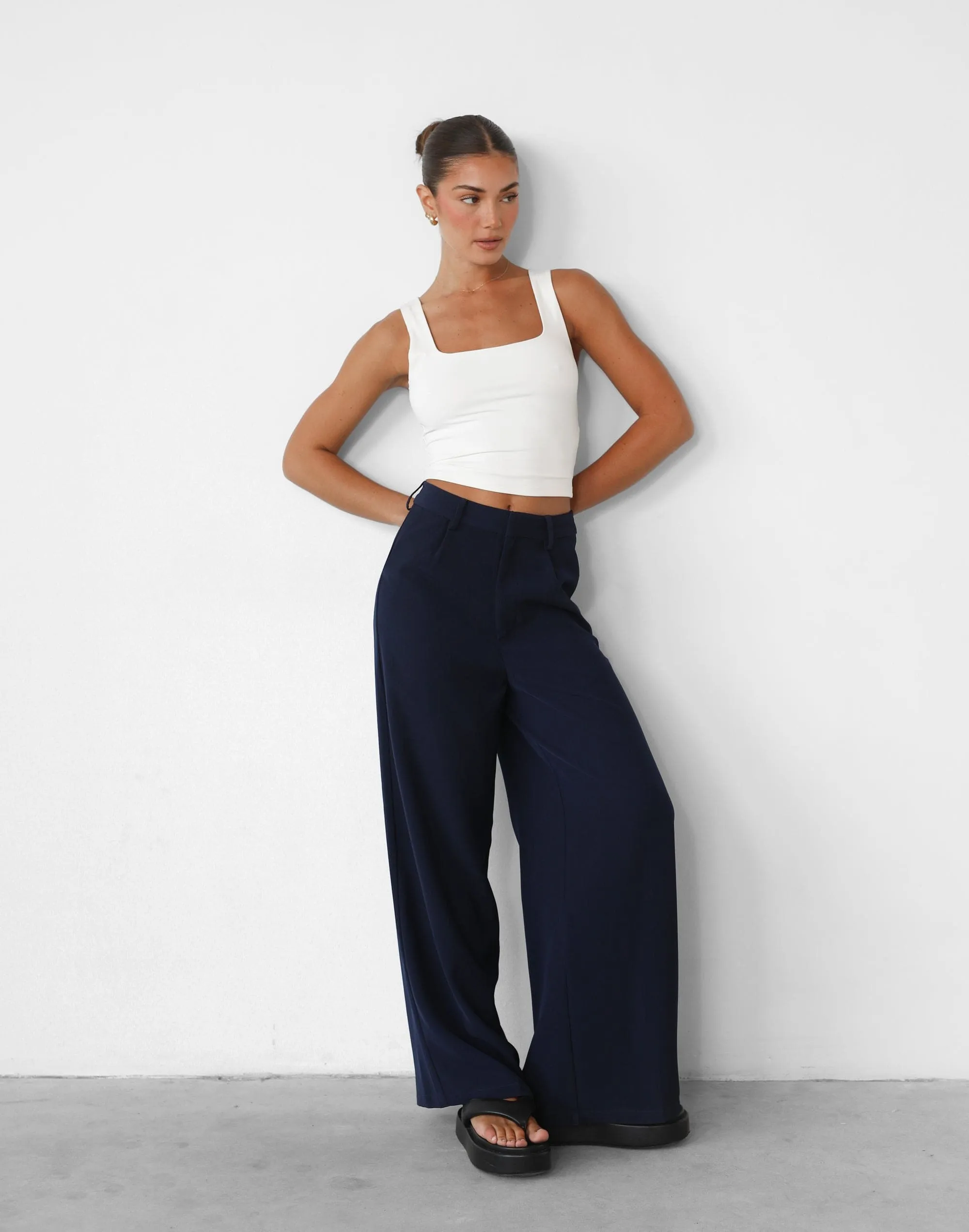 Harper Pants (Navy) sold by Charcoal Clothing product image thumbnail 5