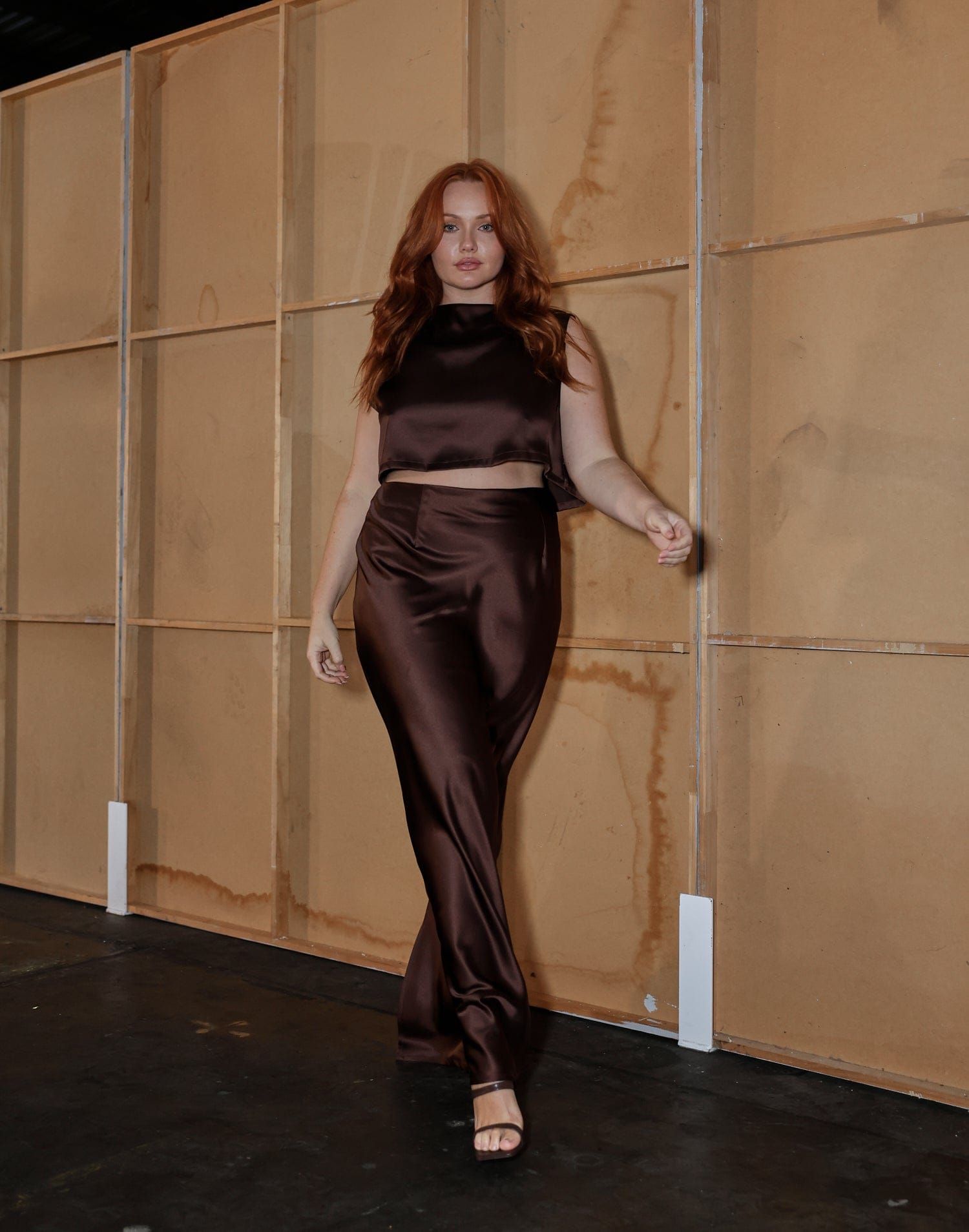 Sincerity Crop Top (Cocoa) sold by Charcoal Clothing