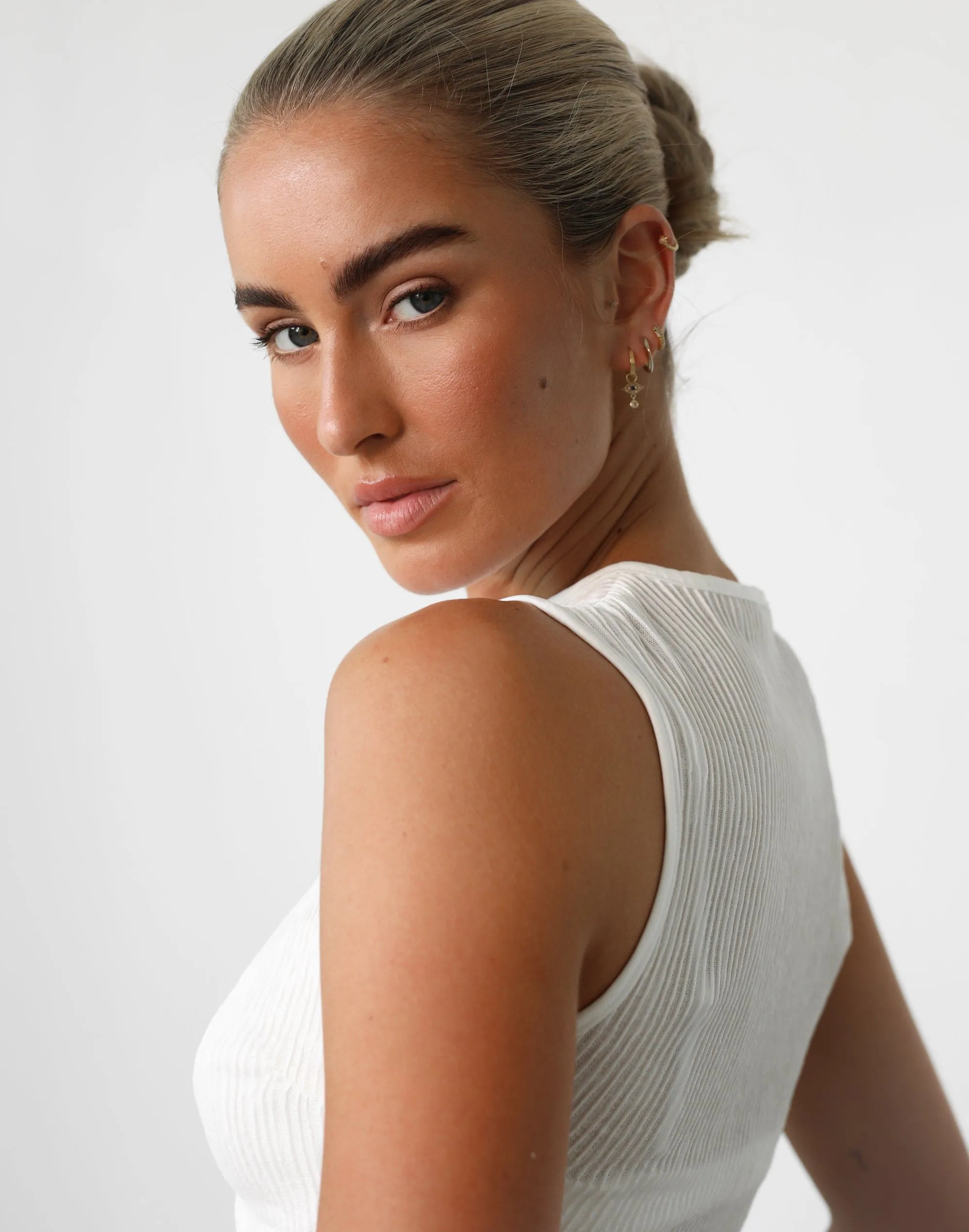 Kinetic Crop Top (White) sold by Charcoal Clothing product image thumbnail 4