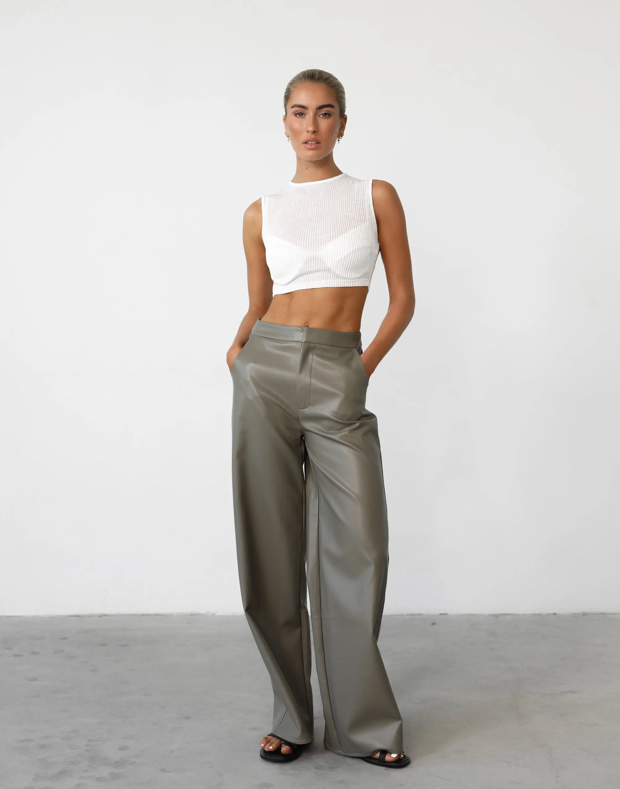 Kinetic Crop Top (White) sold by Charcoal Clothing product image thumbnail 2