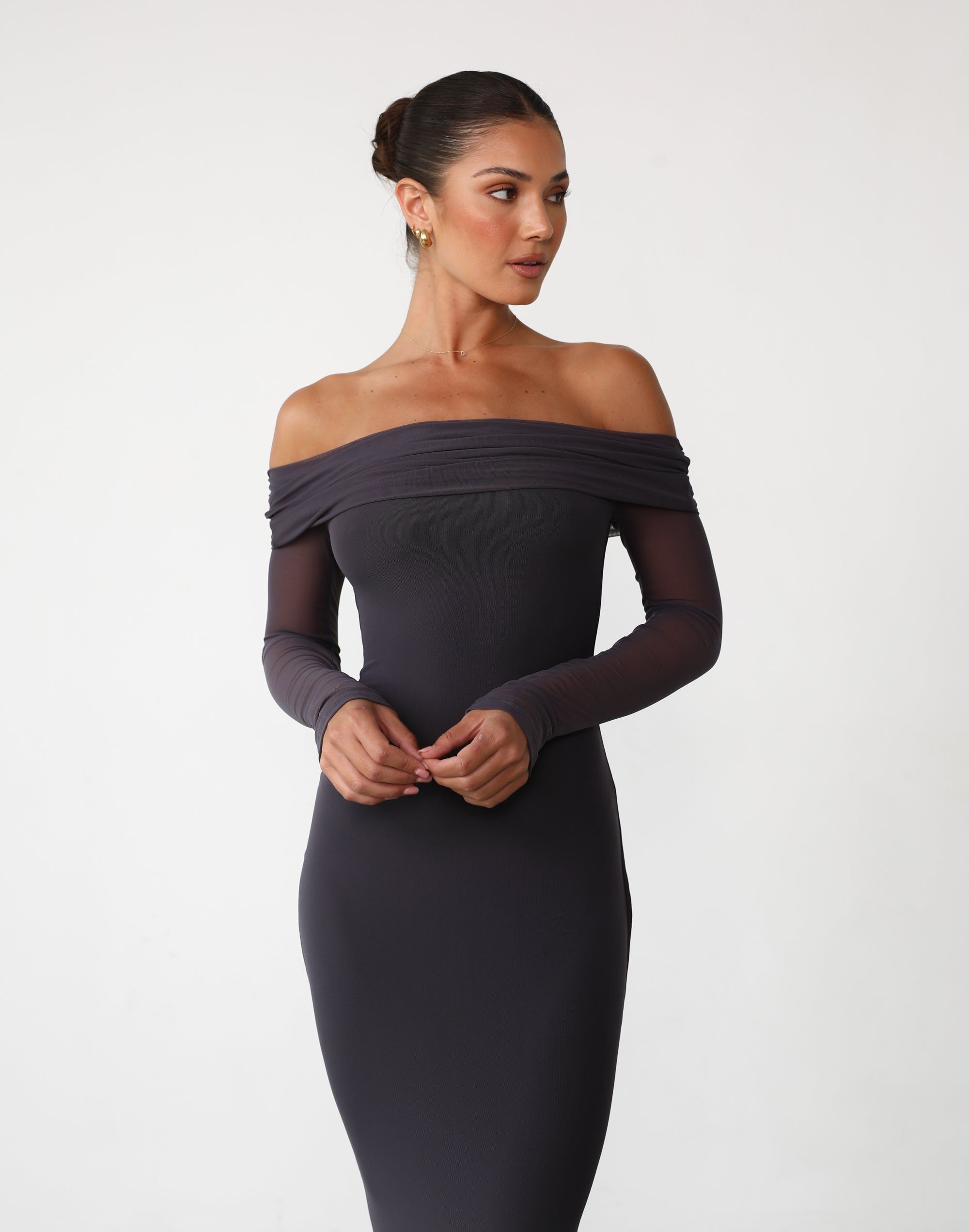 Carmella Maxi Dress (Charcoal) sold by Charcoal Clothing product image thumbnail 2