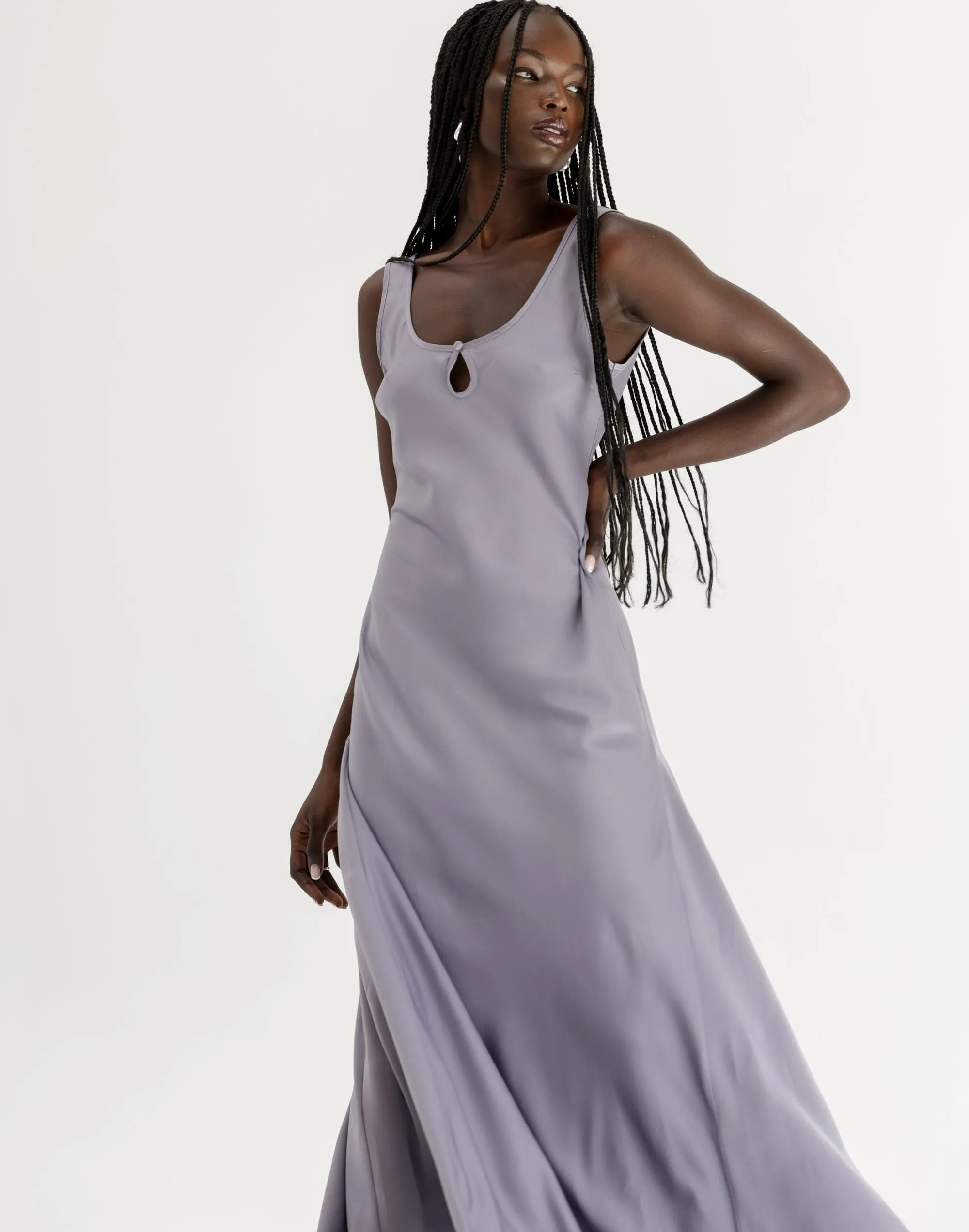 Charlotte Maxi Dress (Lavender) sold by Charcoal Clothing