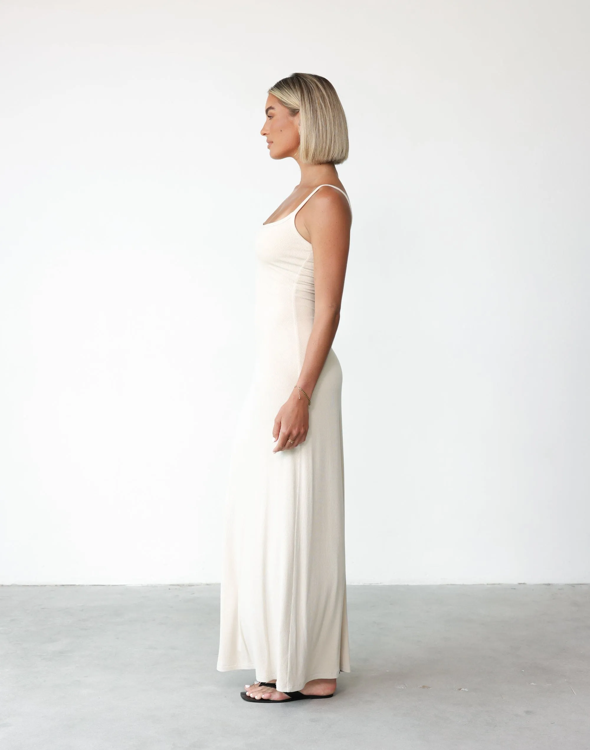 Helia Maxi Dress (Oat) sold by Charcoal Clothing product image thumbnail 4