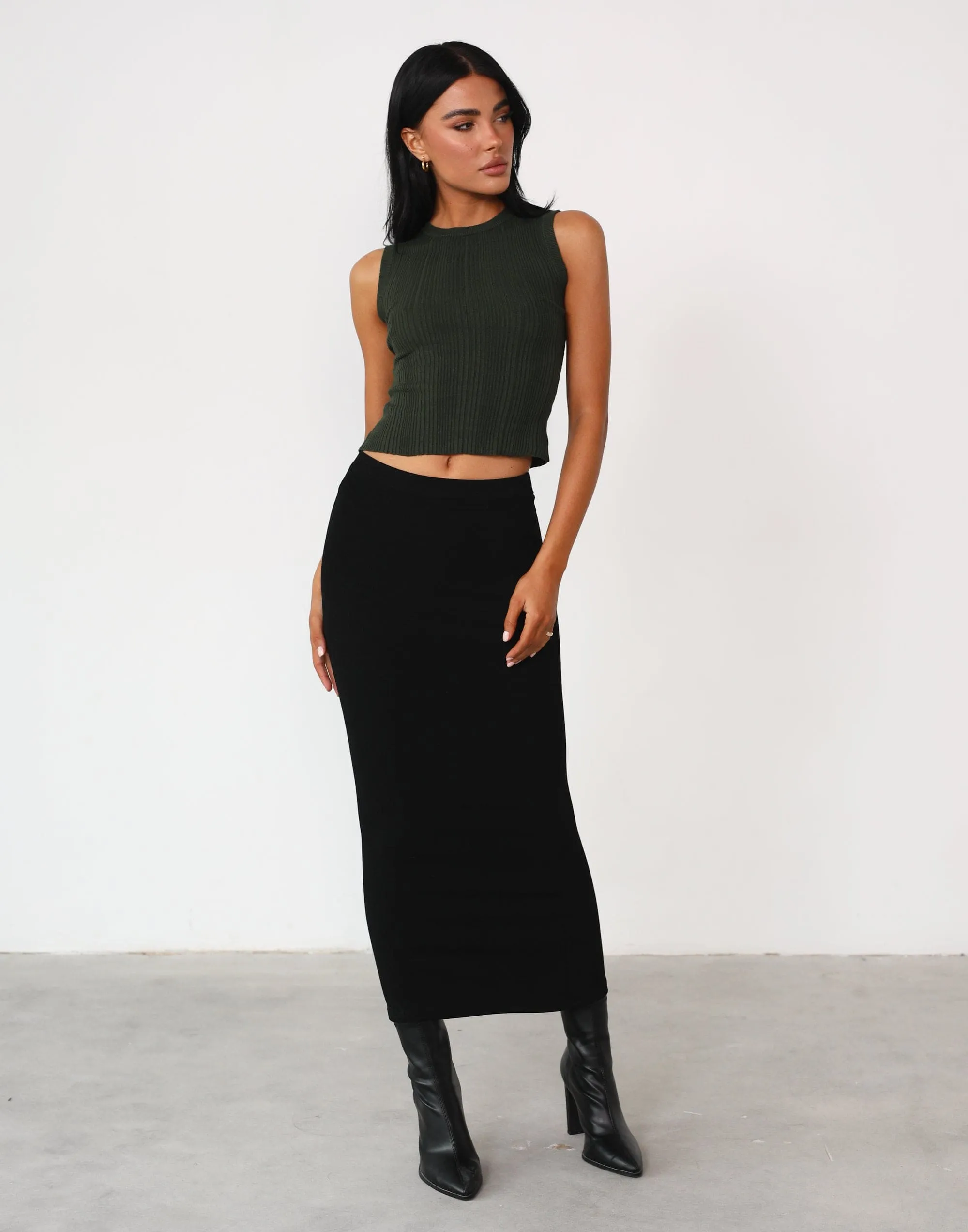 Kay Midi Skirt (Black) sold by Charcoal Clothing product image thumbnail 3
