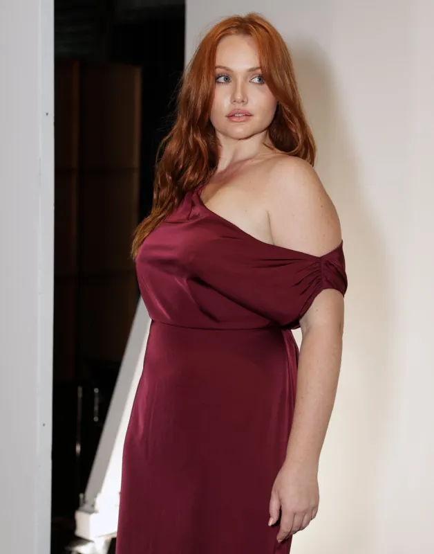 Viviana Maxi Dress (Plum) sold by Charcoal Clothing