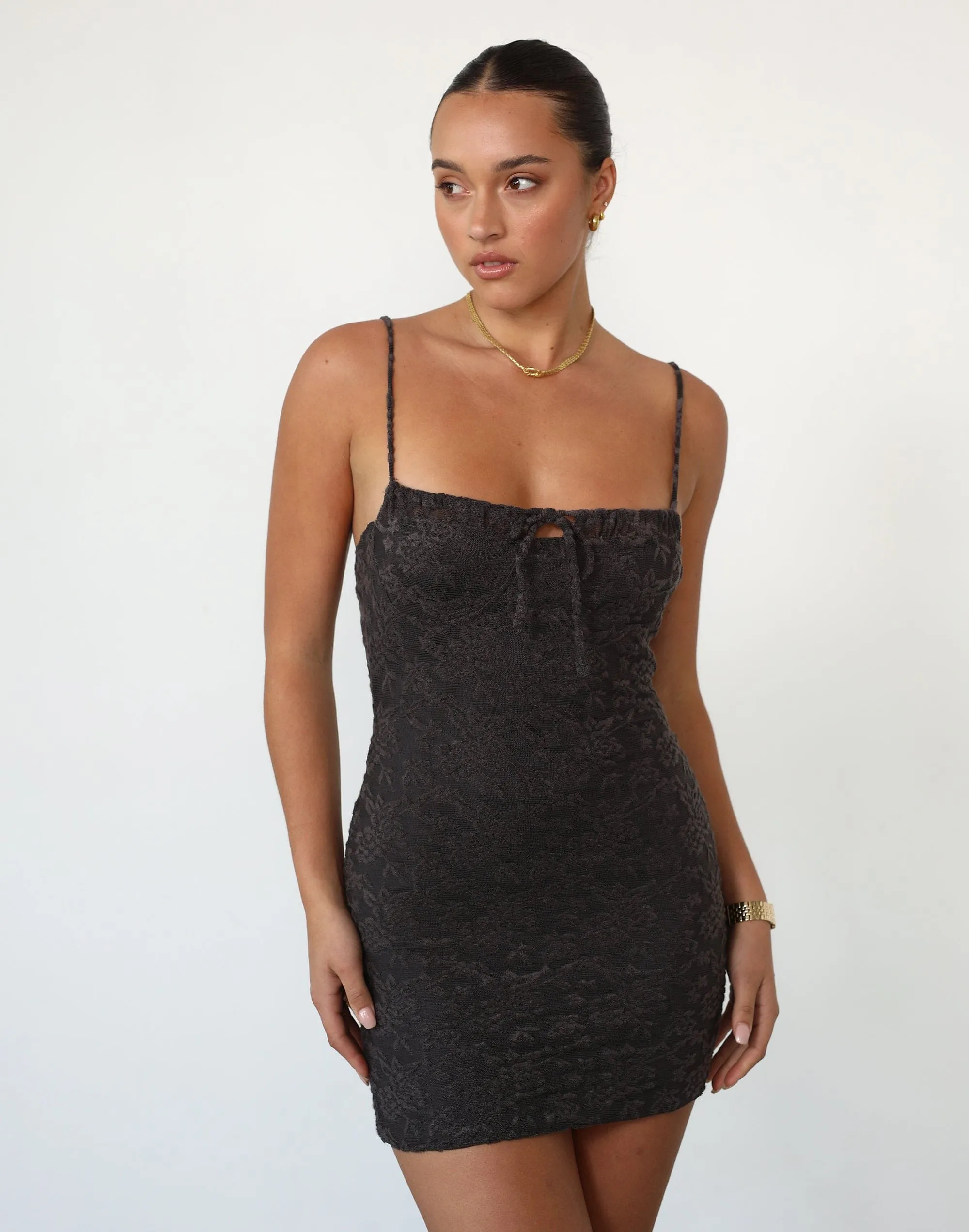 Allegra Mini Dress (Charcoal) sold by Charcoal Clothing product image thumbnail 4