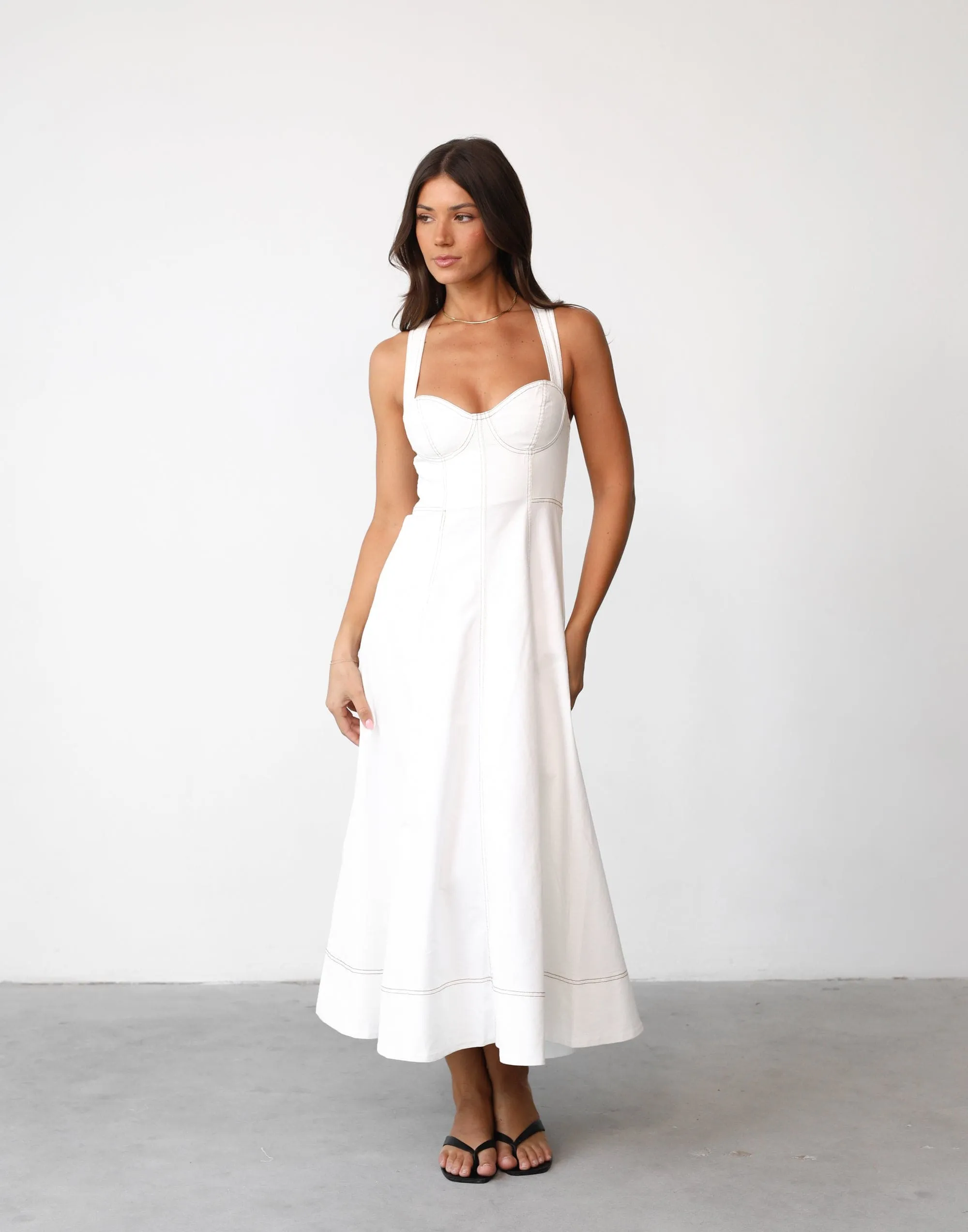 Carolina Maxi Dress (White) sold by Charcoal Clothing product image thumbnail 2