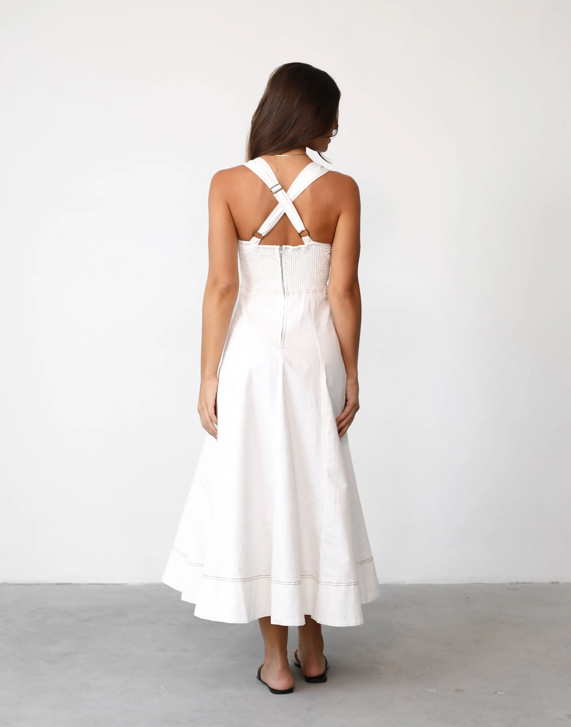 Carolina Maxi Dress (White) sold by Charcoal Clothing product image thumbnail 5