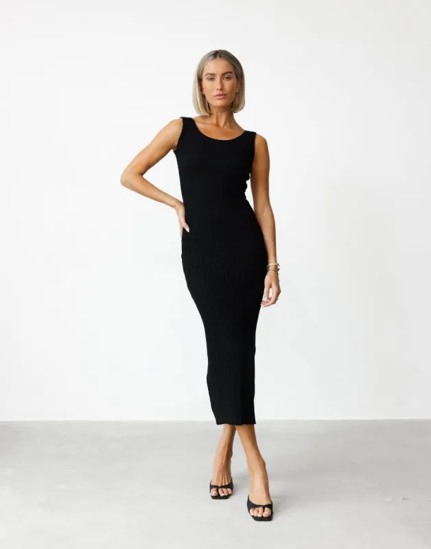 Josefina Maxi Dress (Black) sold by Charcoal Clothing