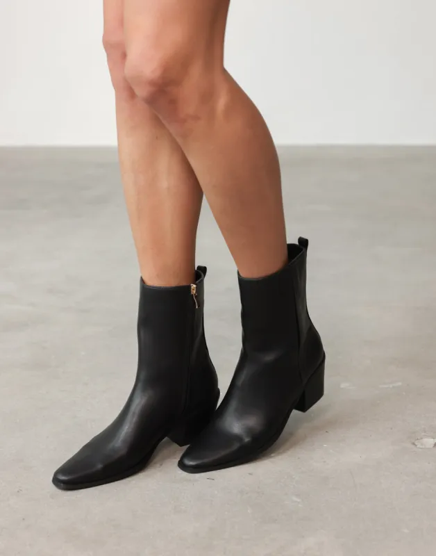 Franklin Boots (Black) - By Billini made by Billini