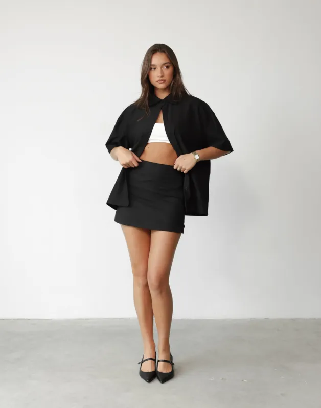 Sierra Mini Skirt (Black) sold by Charcoal Clothing