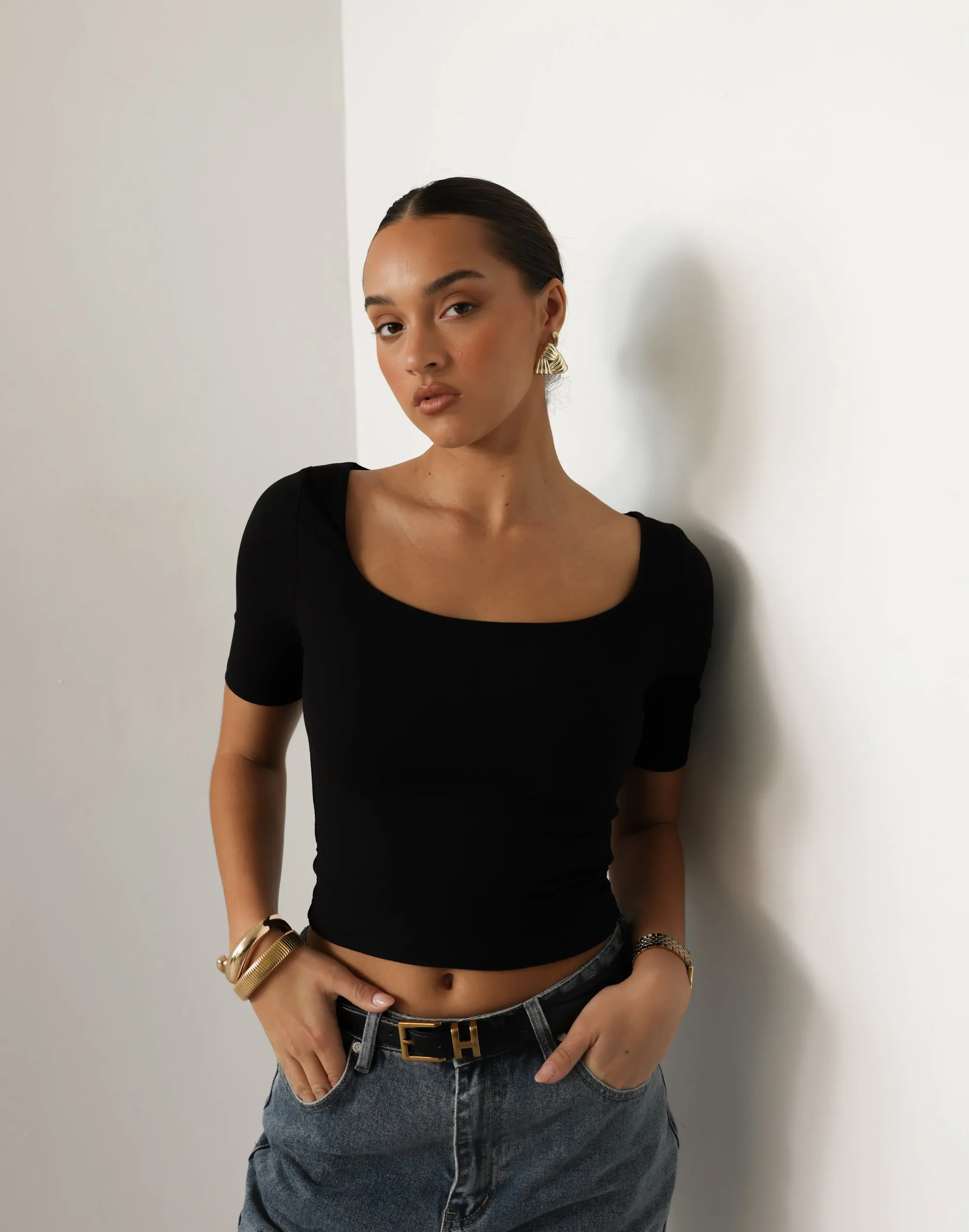 Margaux Top (Black) sold by Charcoal Clothing product image thumbnail 3