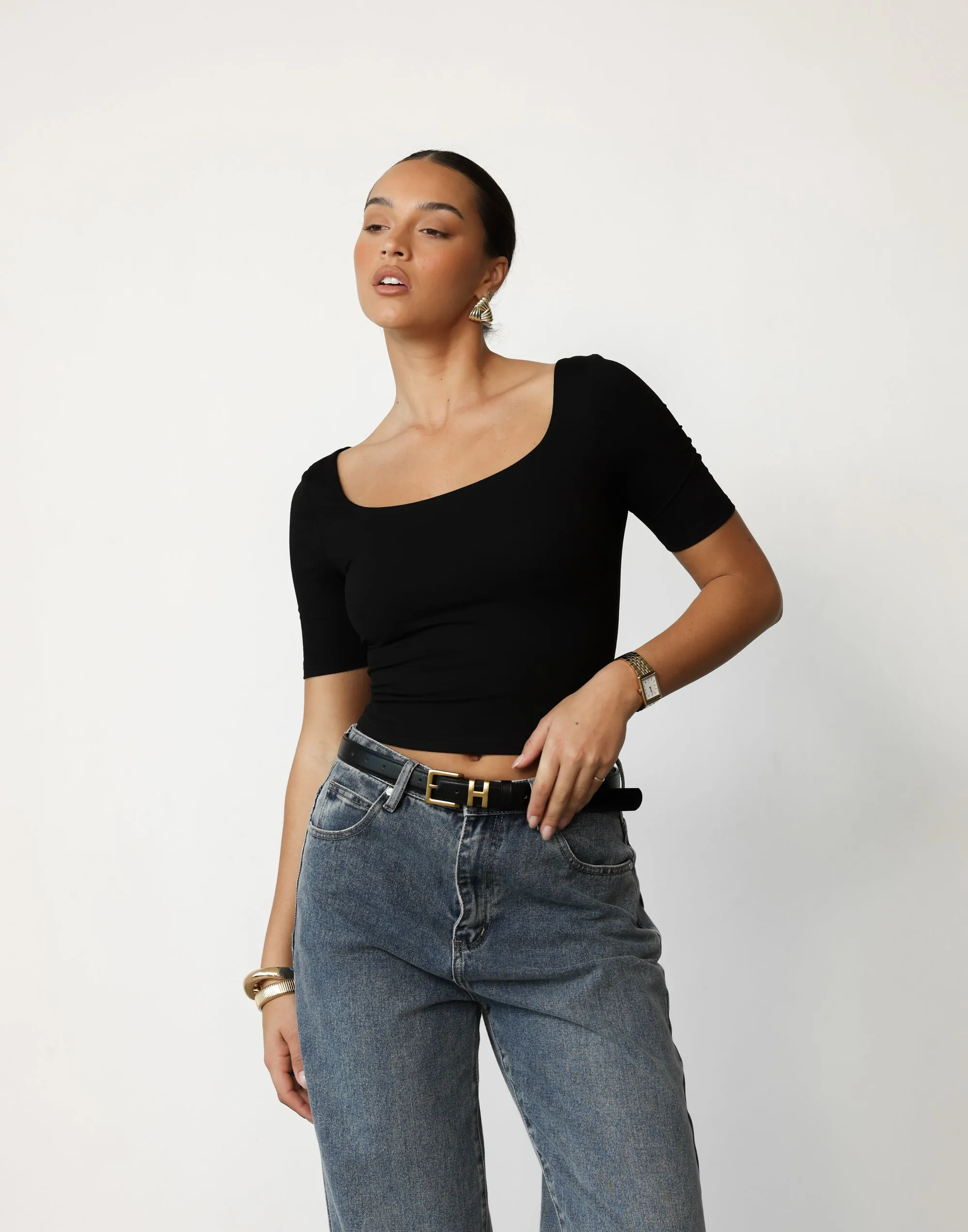Margaux Top (Black) sold by Charcoal Clothing product image thumbnail 2