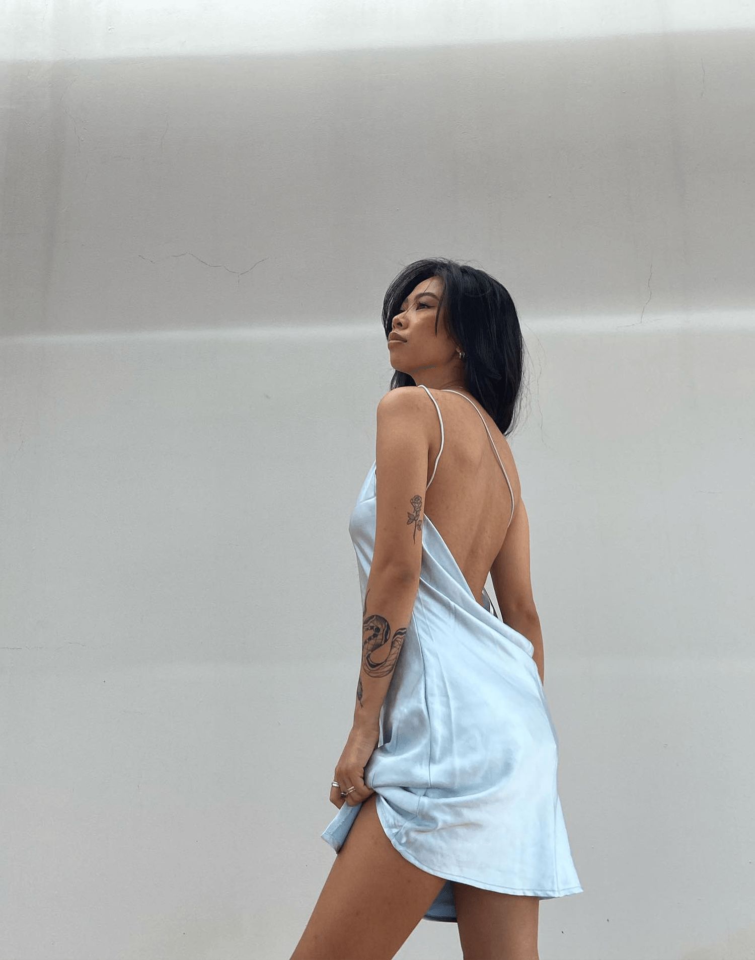 Gemini Mini Dress (Blue) sold by Charcoal Clothing product image thumbnail 5