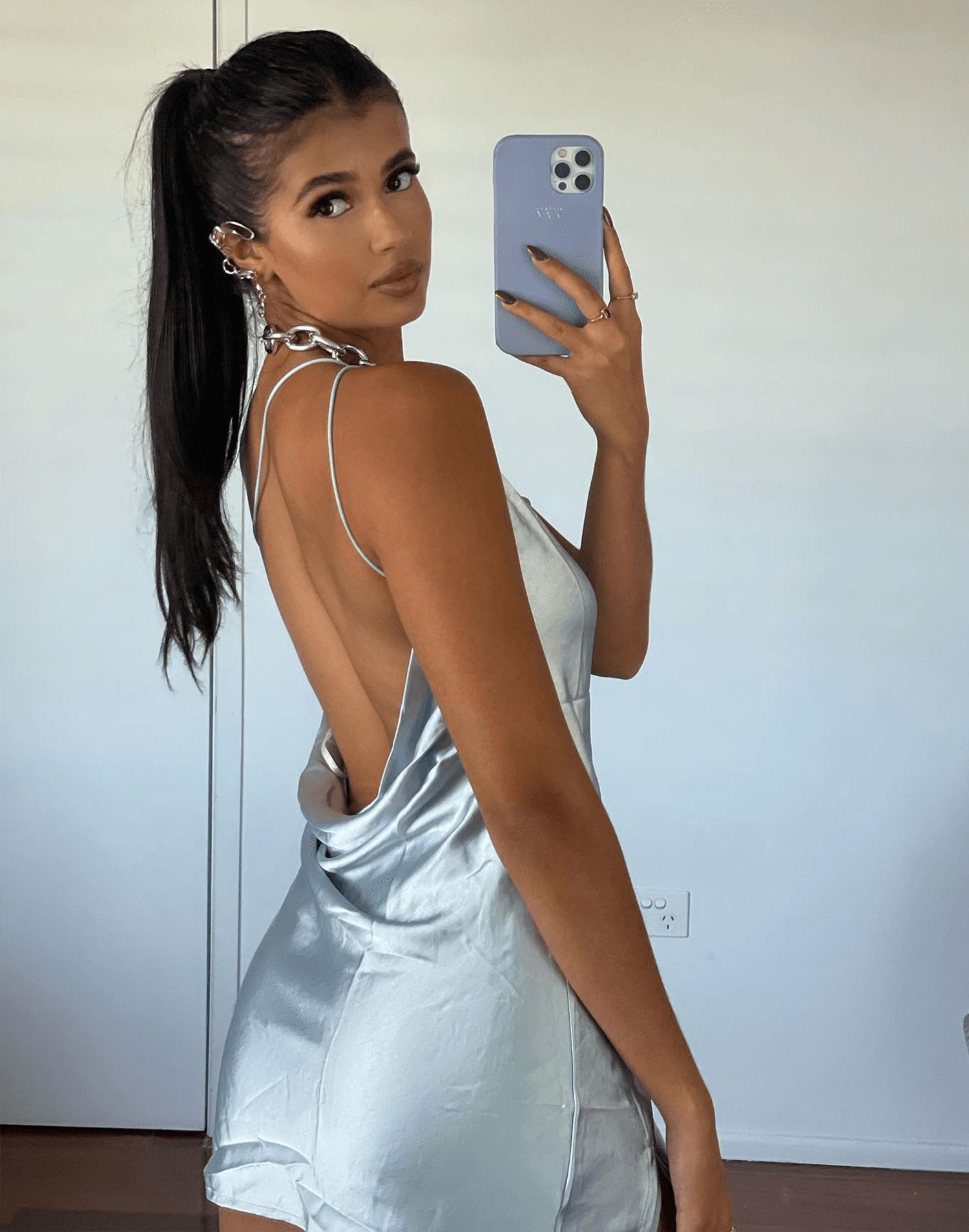 Gemini Mini Dress (Blue) sold by Charcoal Clothing product image thumbnail 2