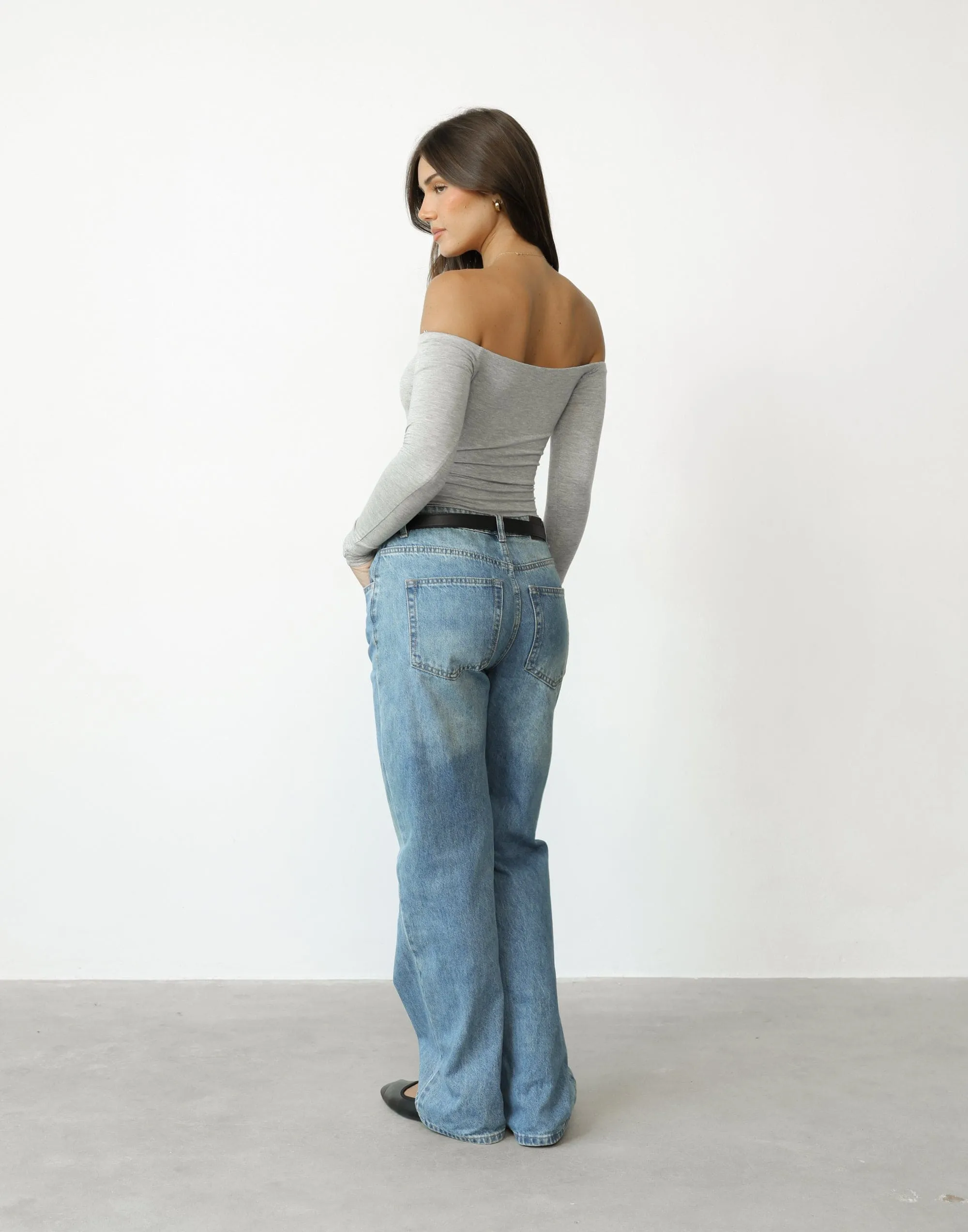 Iris Bodysuit (Grey Marle) sold by Charcoal Clothing product image thumbnail 3