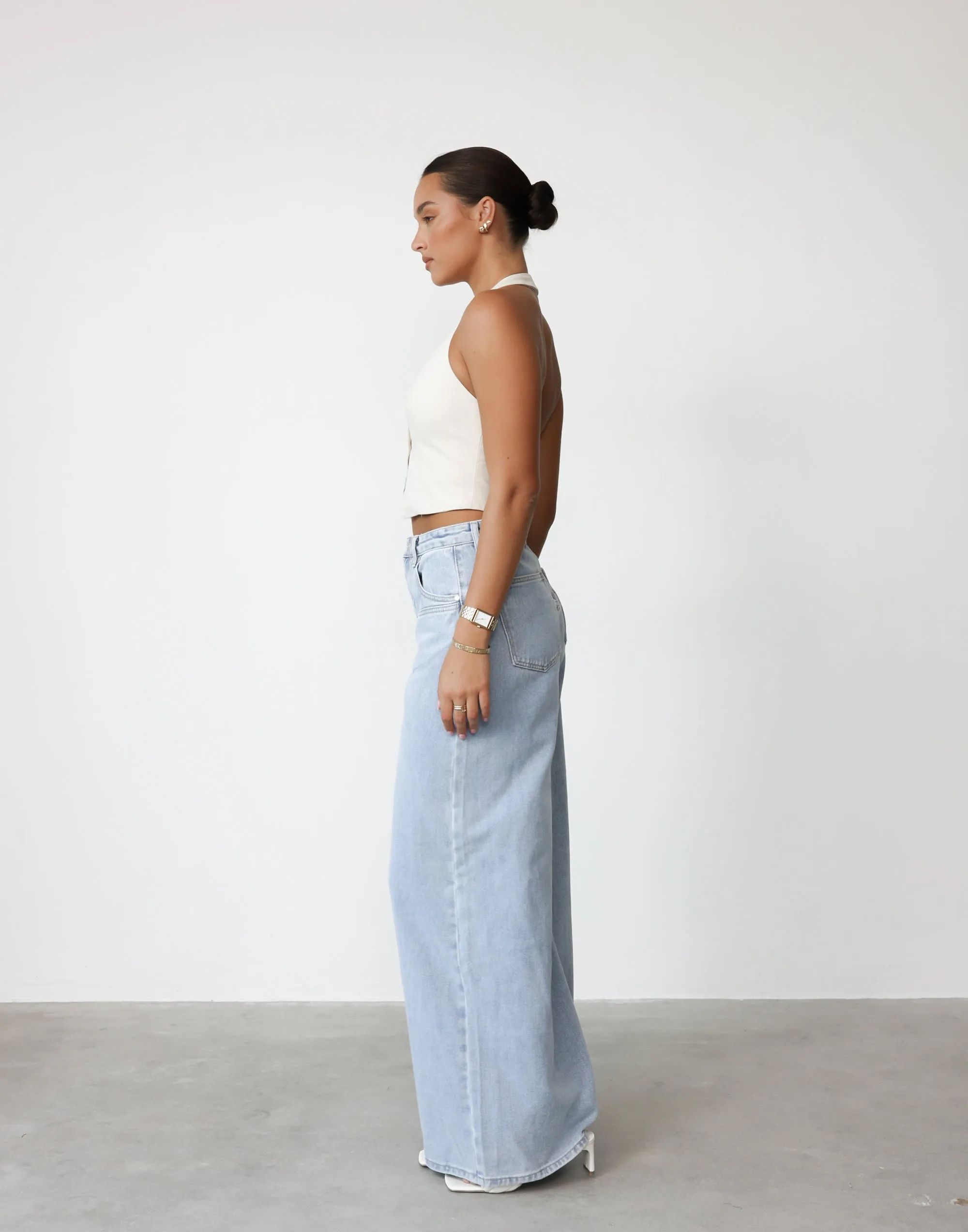 Kristen Halter Top (Oat) sold by Charcoal Clothing product image thumbnail 4