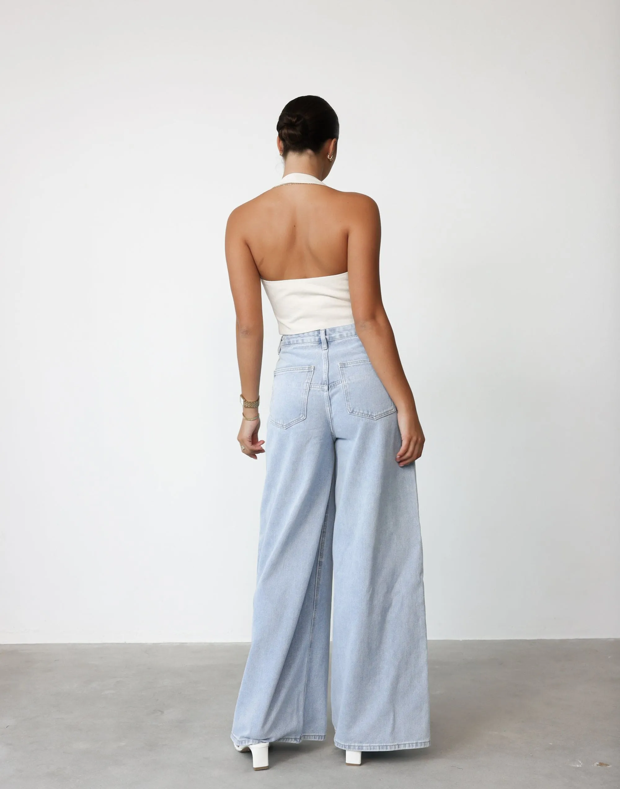 Kristen Halter Top (Oat) sold by Charcoal Clothing product image thumbnail 5