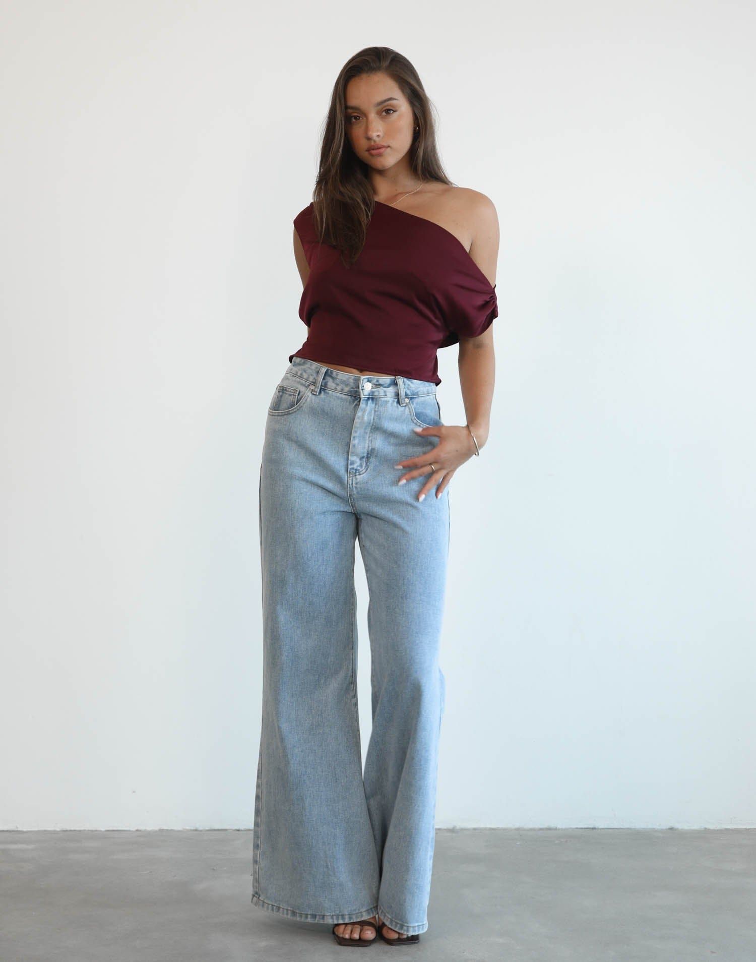 Viviana Top (Plum) sold by Charcoal Clothing product image thumbnail 3
