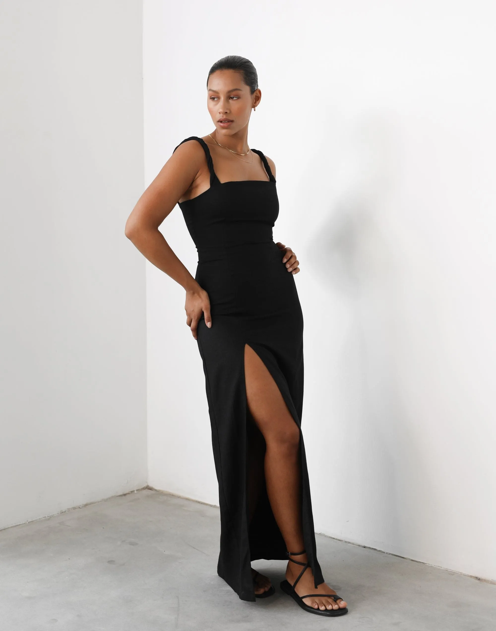 Bacalar Maxi Dress (Black) sold by Charcoal Clothing product image thumbnail 3