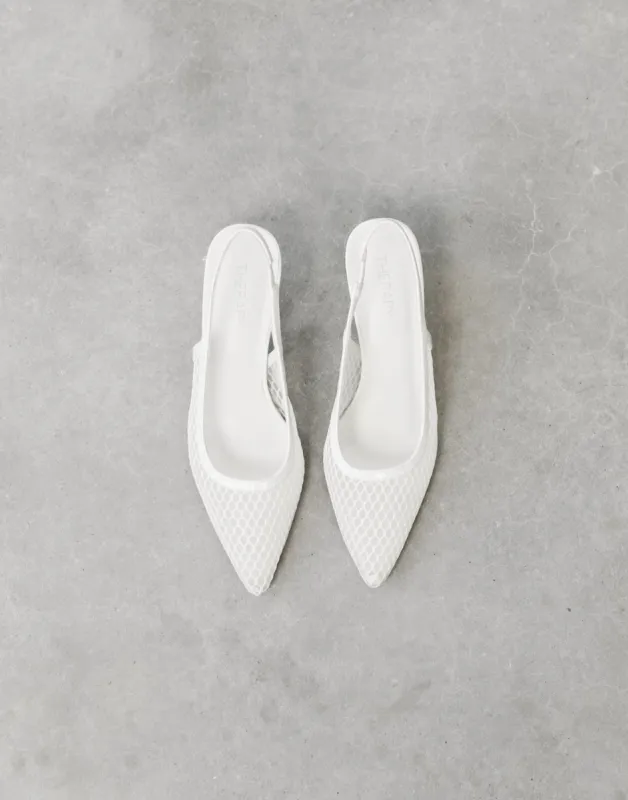 Bentleyy Heels (Bone Patent) - By Therapy sold by Charcoal Clothing