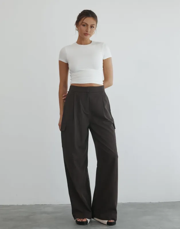 Lukea Pants (Chocolate) sold by Charcoal Clothing