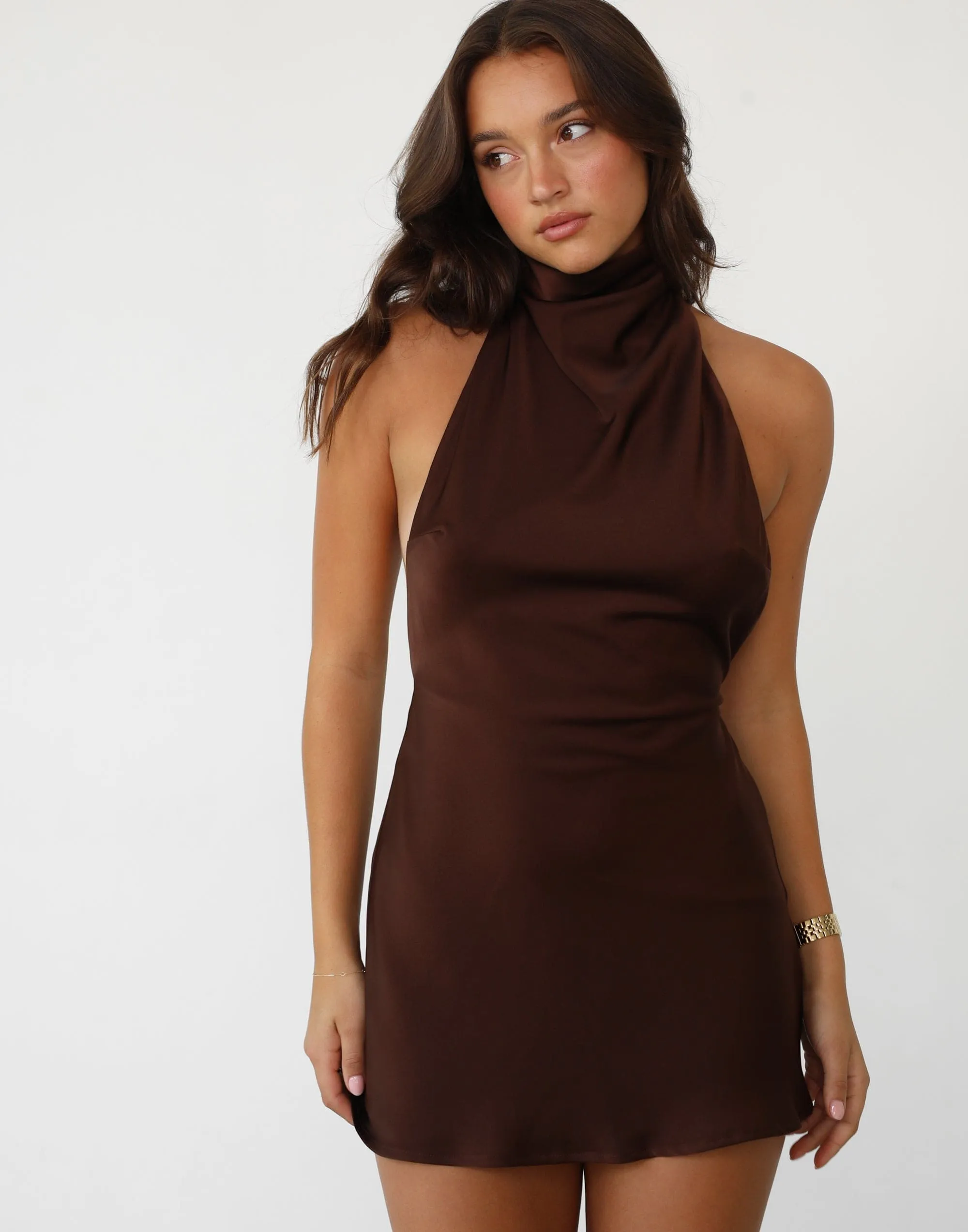 Clara Mini Dress (Cocoa) sold by Charcoal Clothing product image thumbnail 5