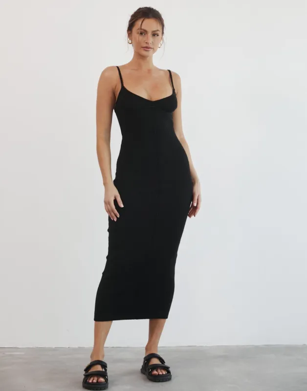 Lorne Maxi Dress (Black) sold by Charcoal Clothing