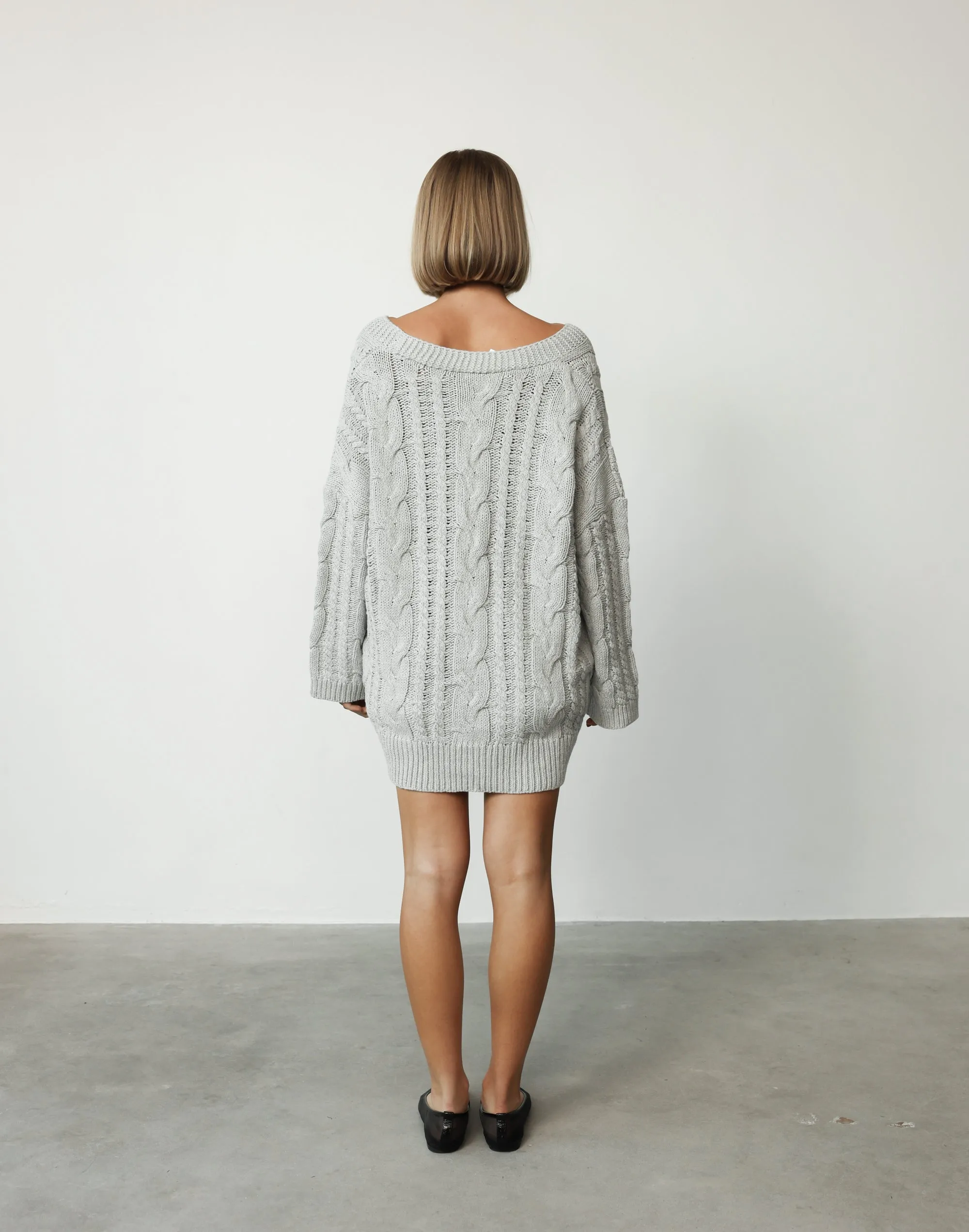 Ashleigh Cardigan (Grey) sold by Charcoal Clothing product image thumbnail 3