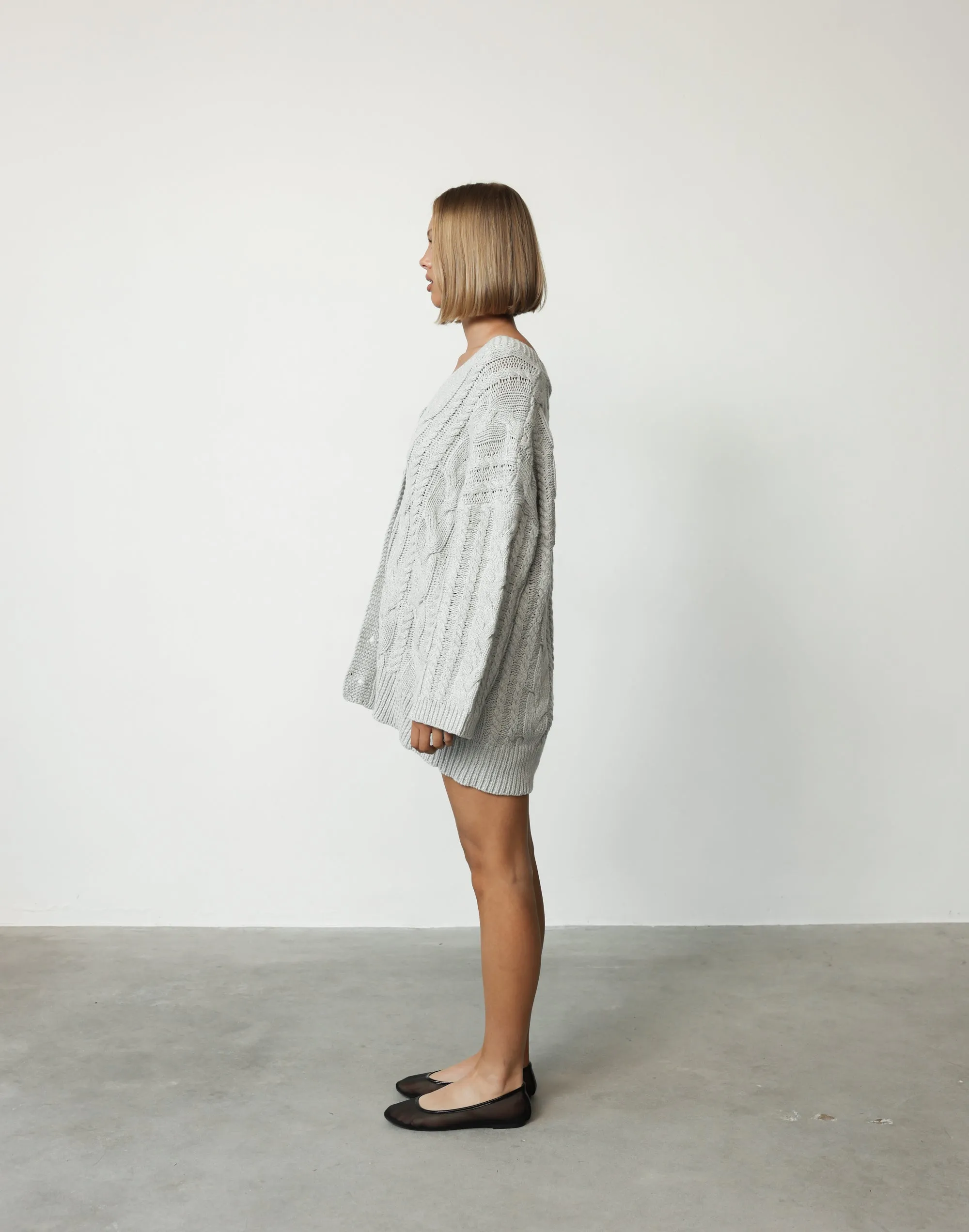 Ashleigh Cardigan (Grey) sold by Charcoal Clothing product image thumbnail 5