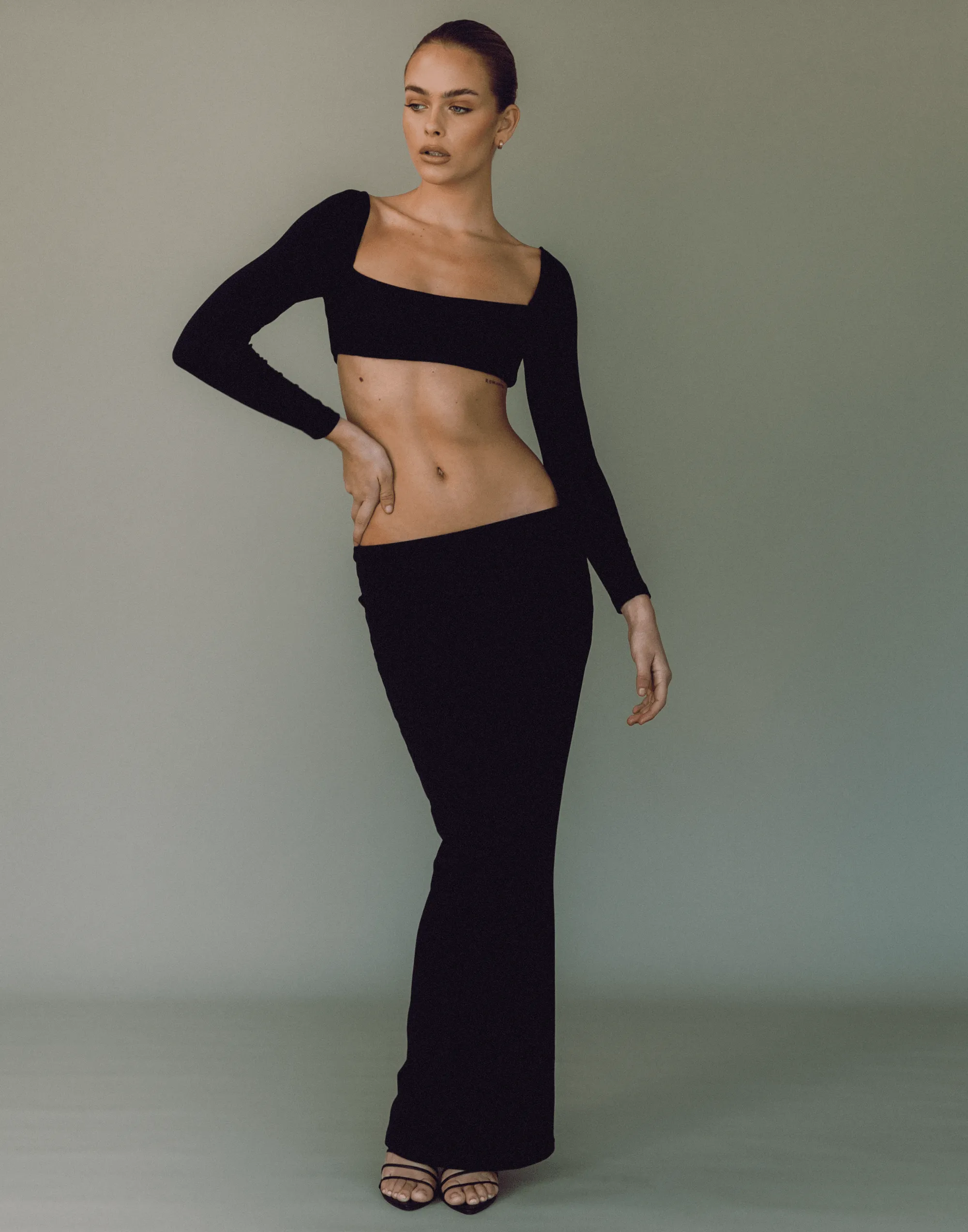 Broadway Crop Top (Black) sold by Charcoal Clothing product image thumbnail 5