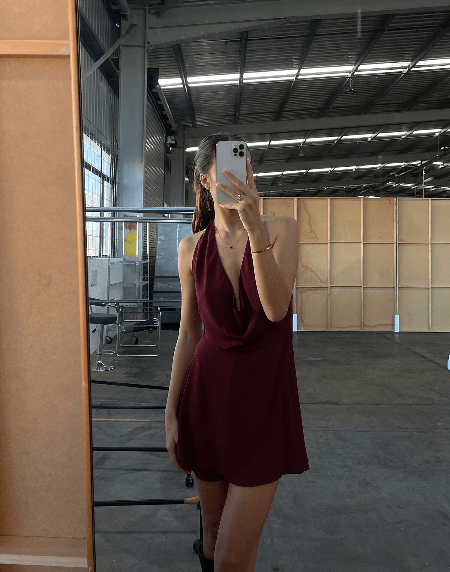 Kyeesha Mini Dress (Plum) sold by Charcoal Clothing product image thumbnail 4